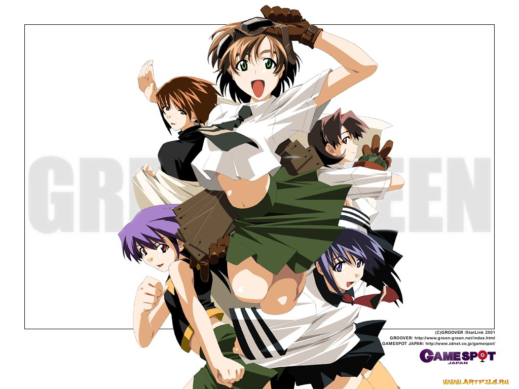 жаркое, лето, аниме, green