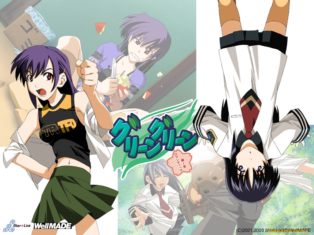 жаркое, лето3, аниме, green