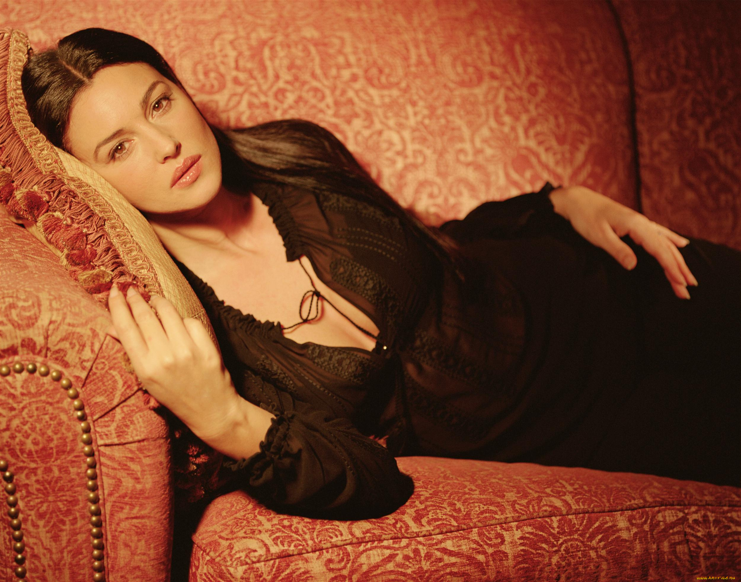 Monica, Bellucci, девушки, , , актриса, диван
