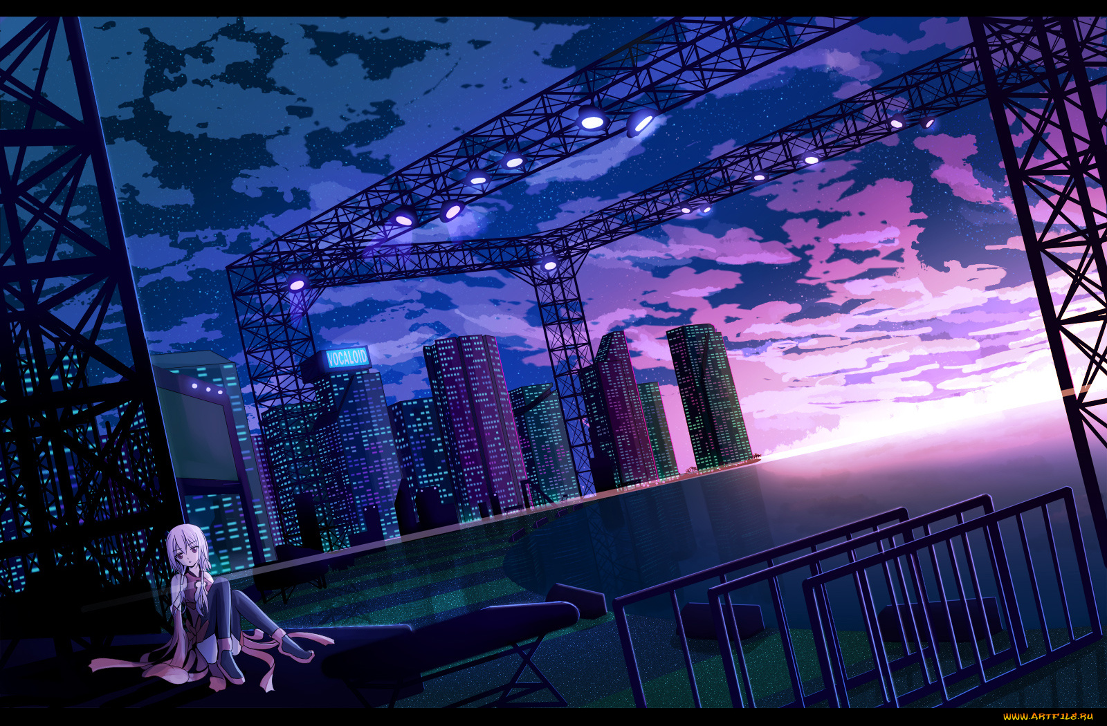 аниме, guilty, crown, yuzuriha, inori