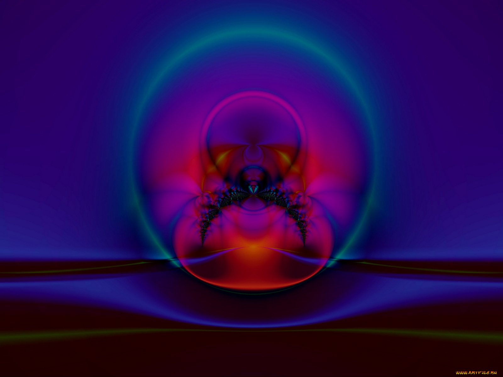 3д, графика, fractal, фракталы, узор, цвета, фон