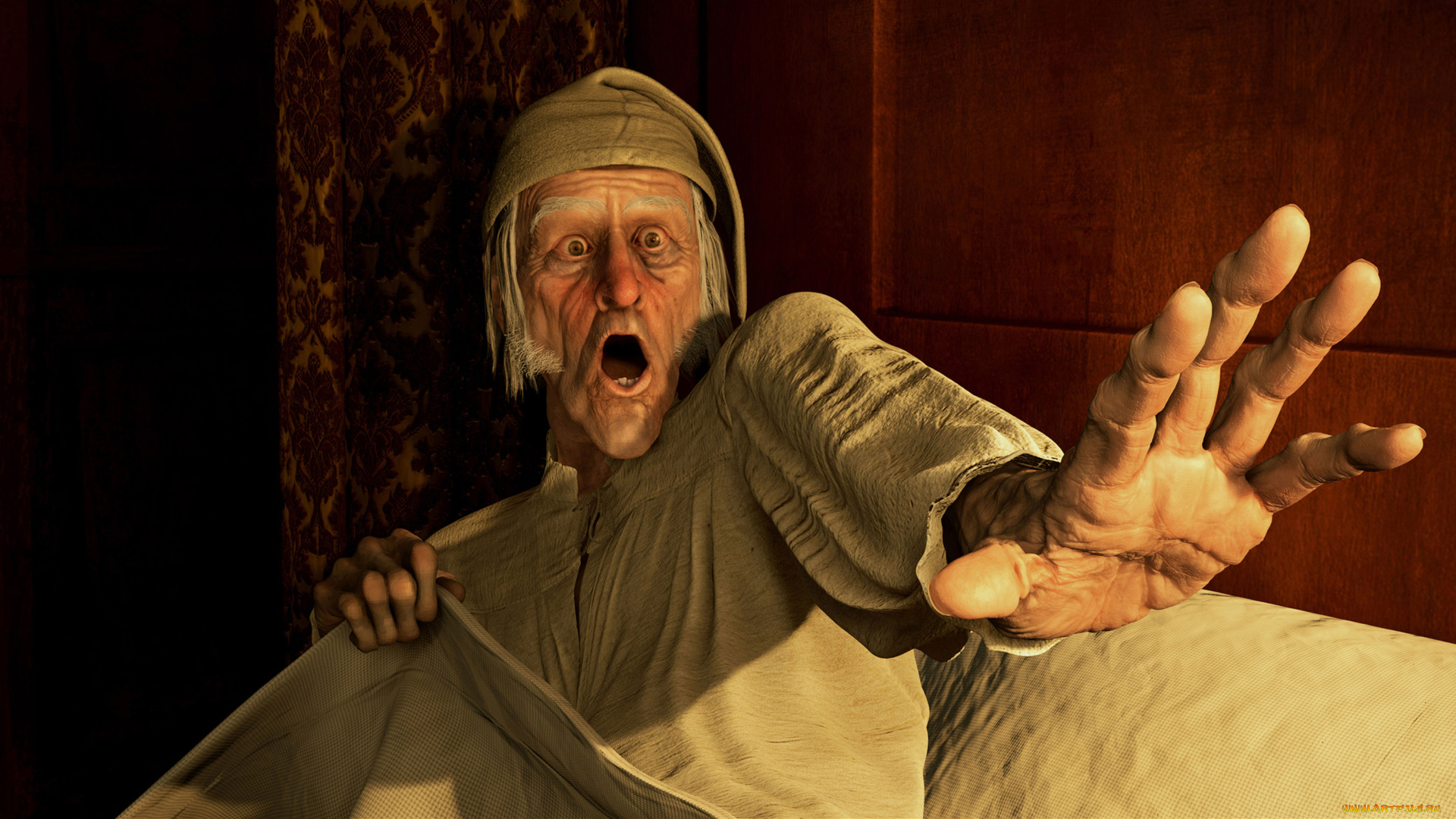 christmas, carol, мультфильмы, богач, скрудж, 3d, рождественская, история