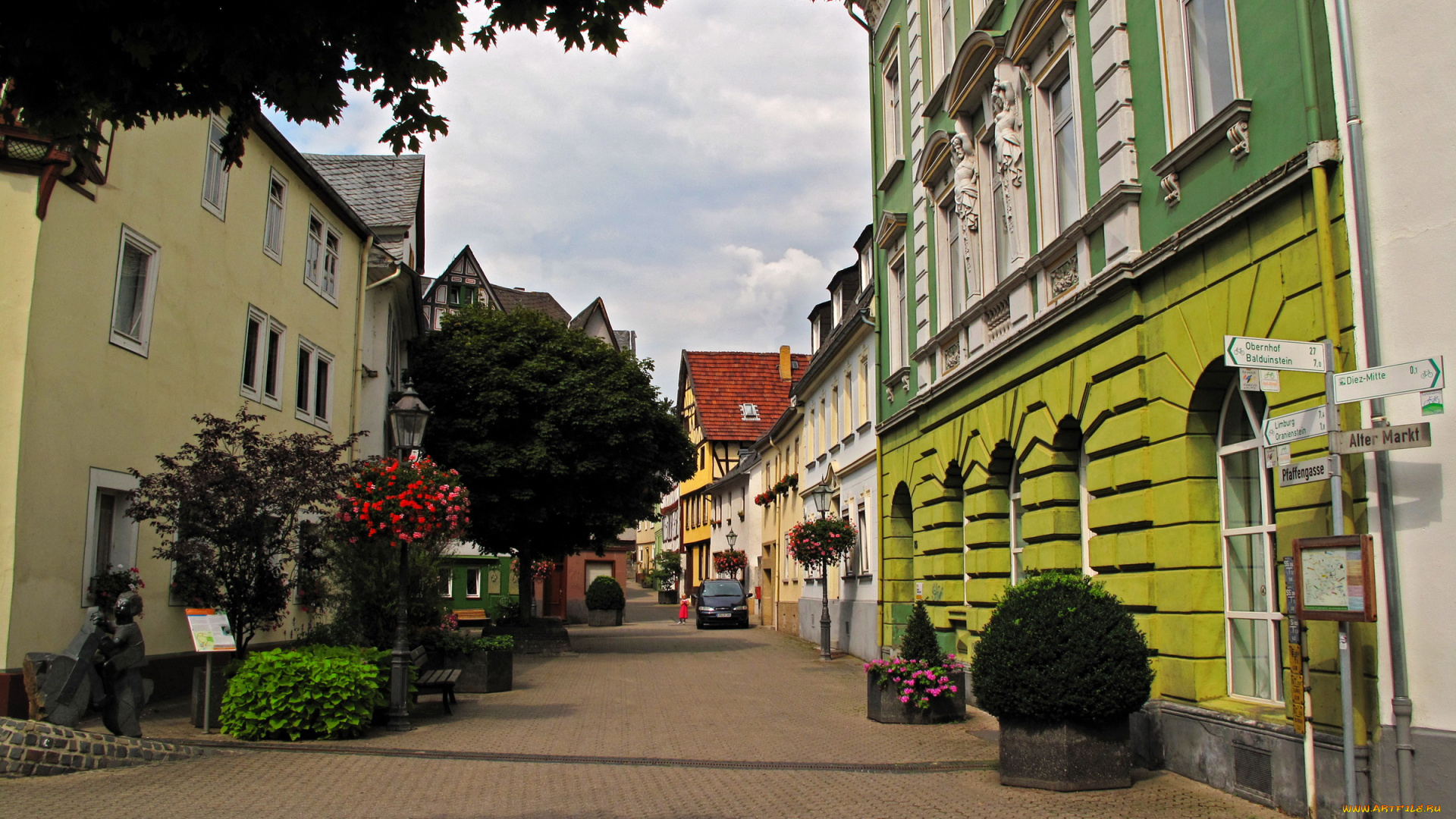 города, улицы, площади, набережные, диц, германия