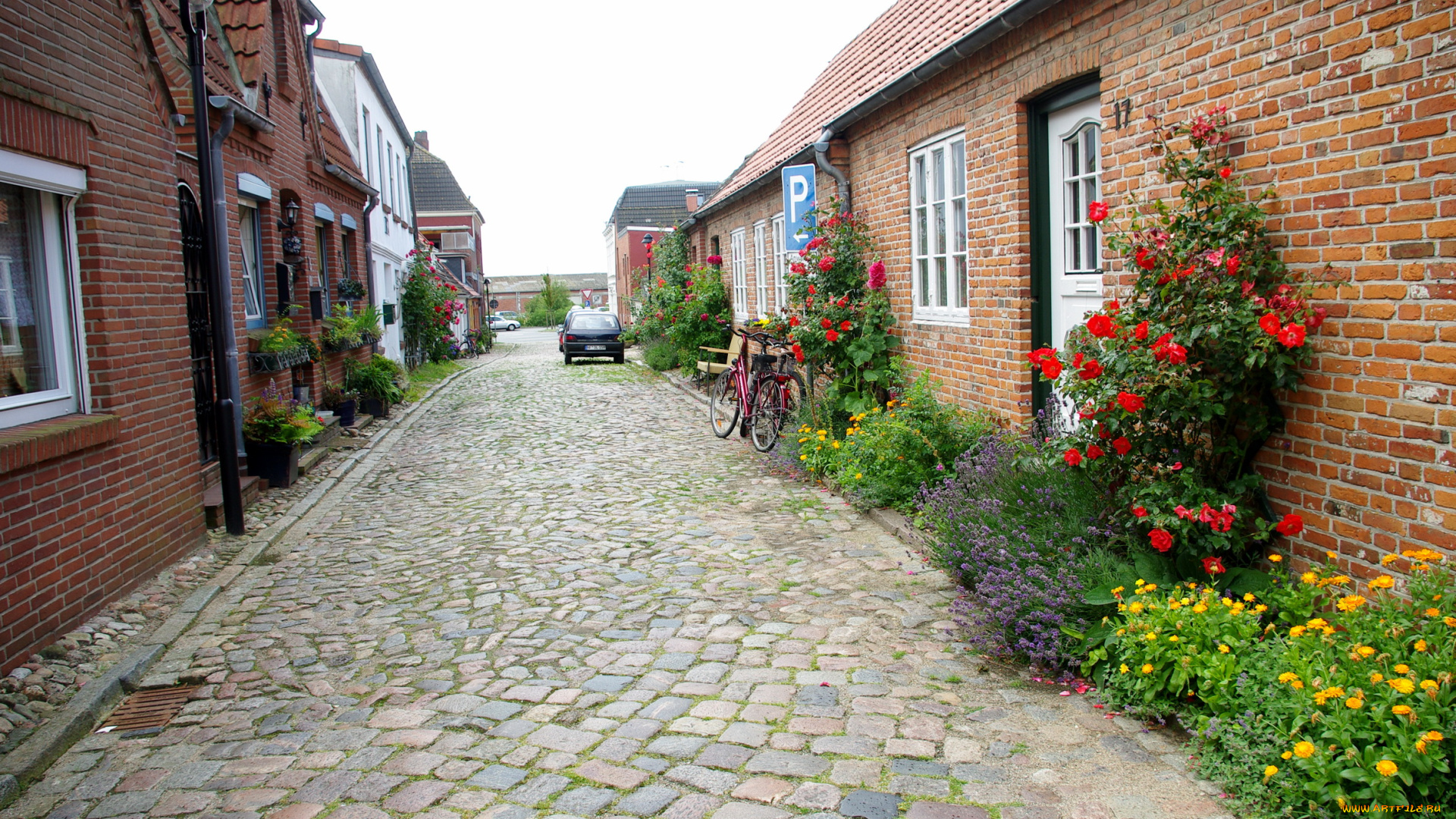 города, улицы, площади, набережные, хузум, германия