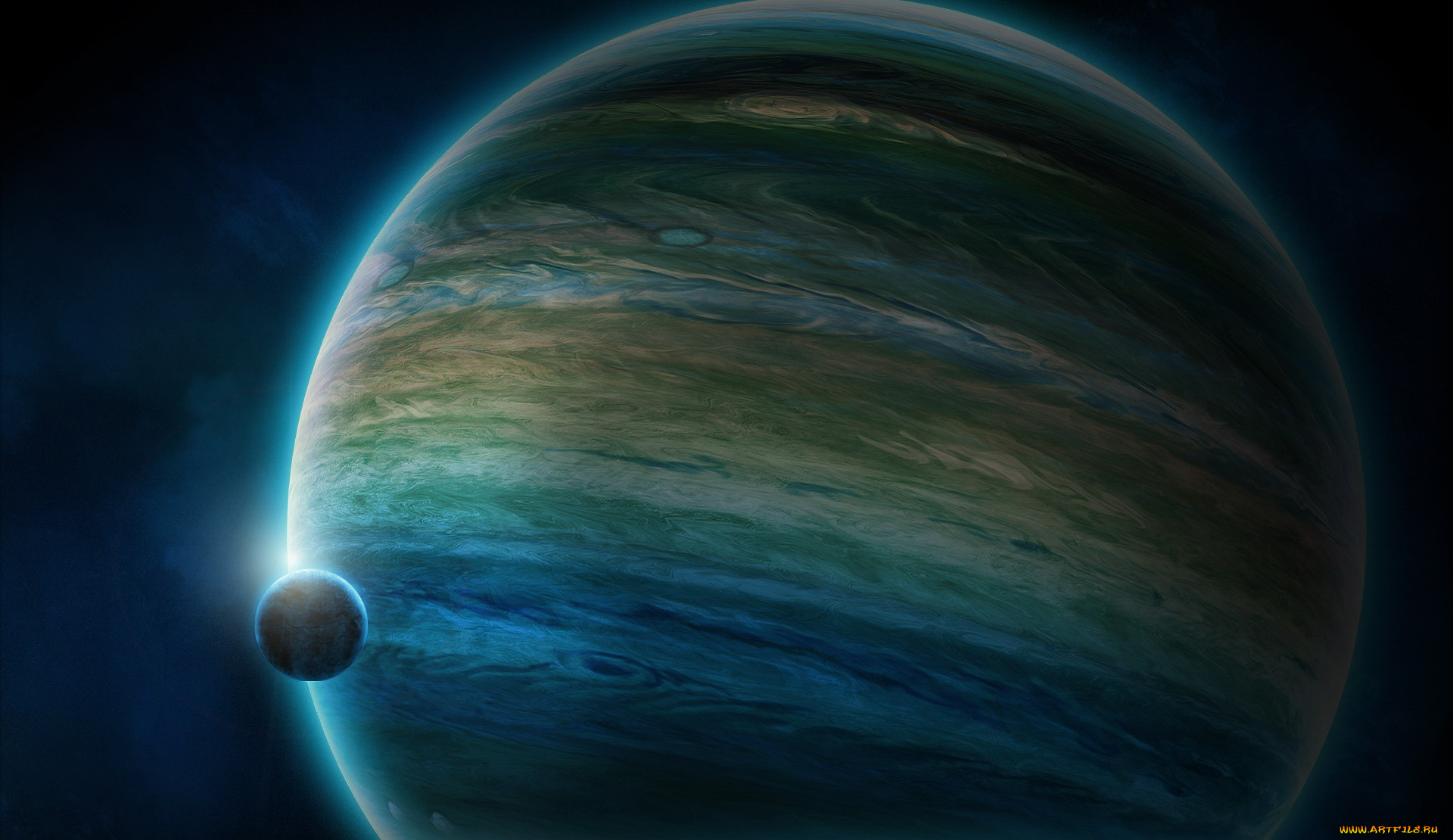 космос, арт, планеты