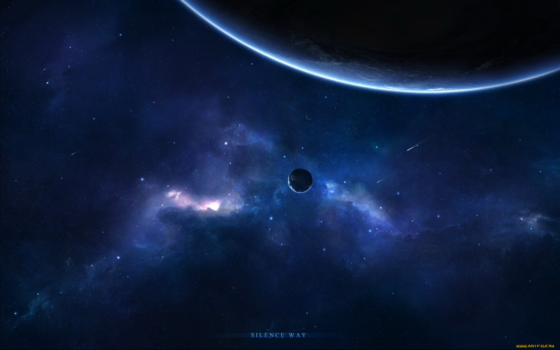 космос, арт, планеты