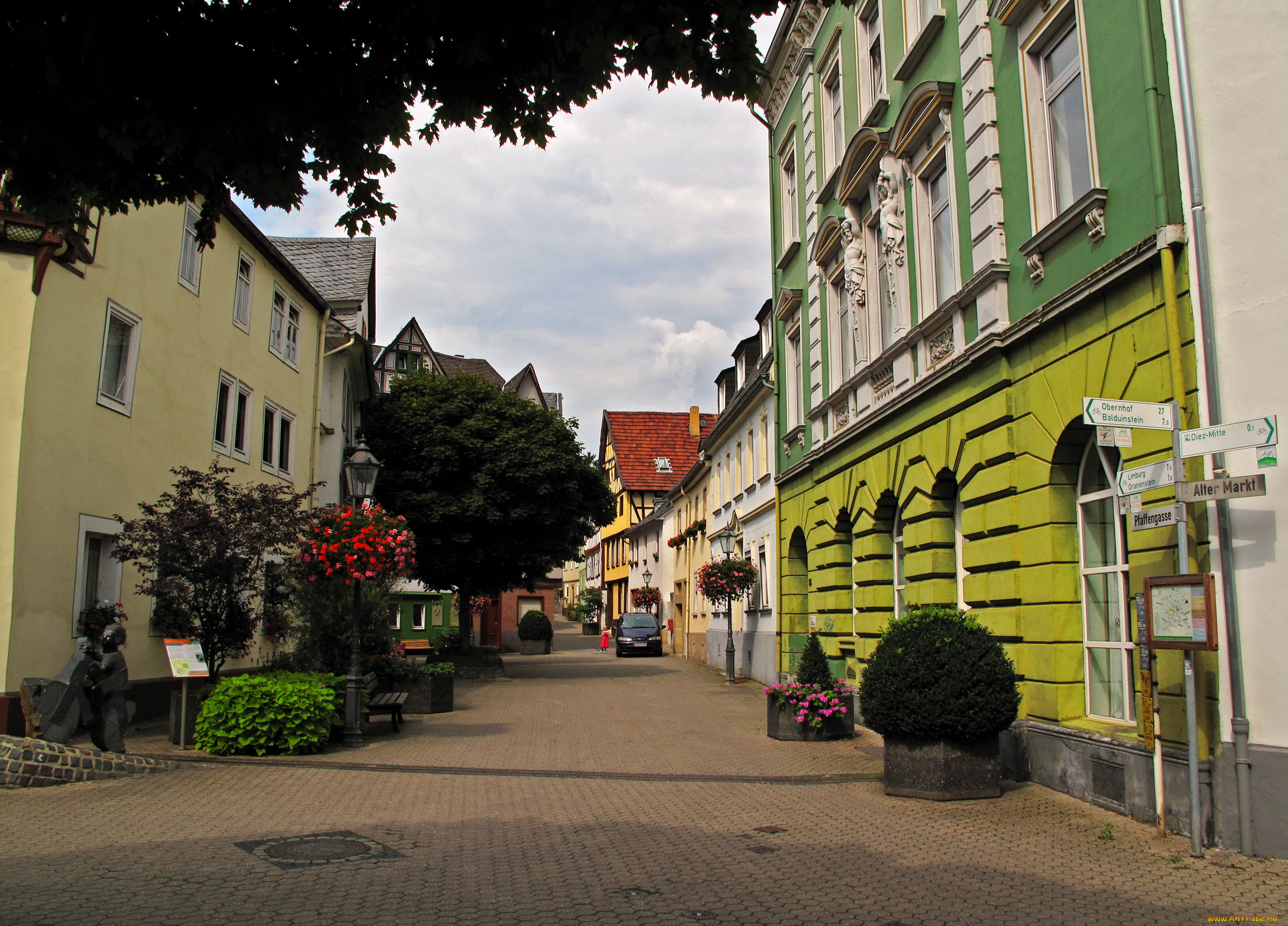 города, улицы, площади, набережные, диц, германия