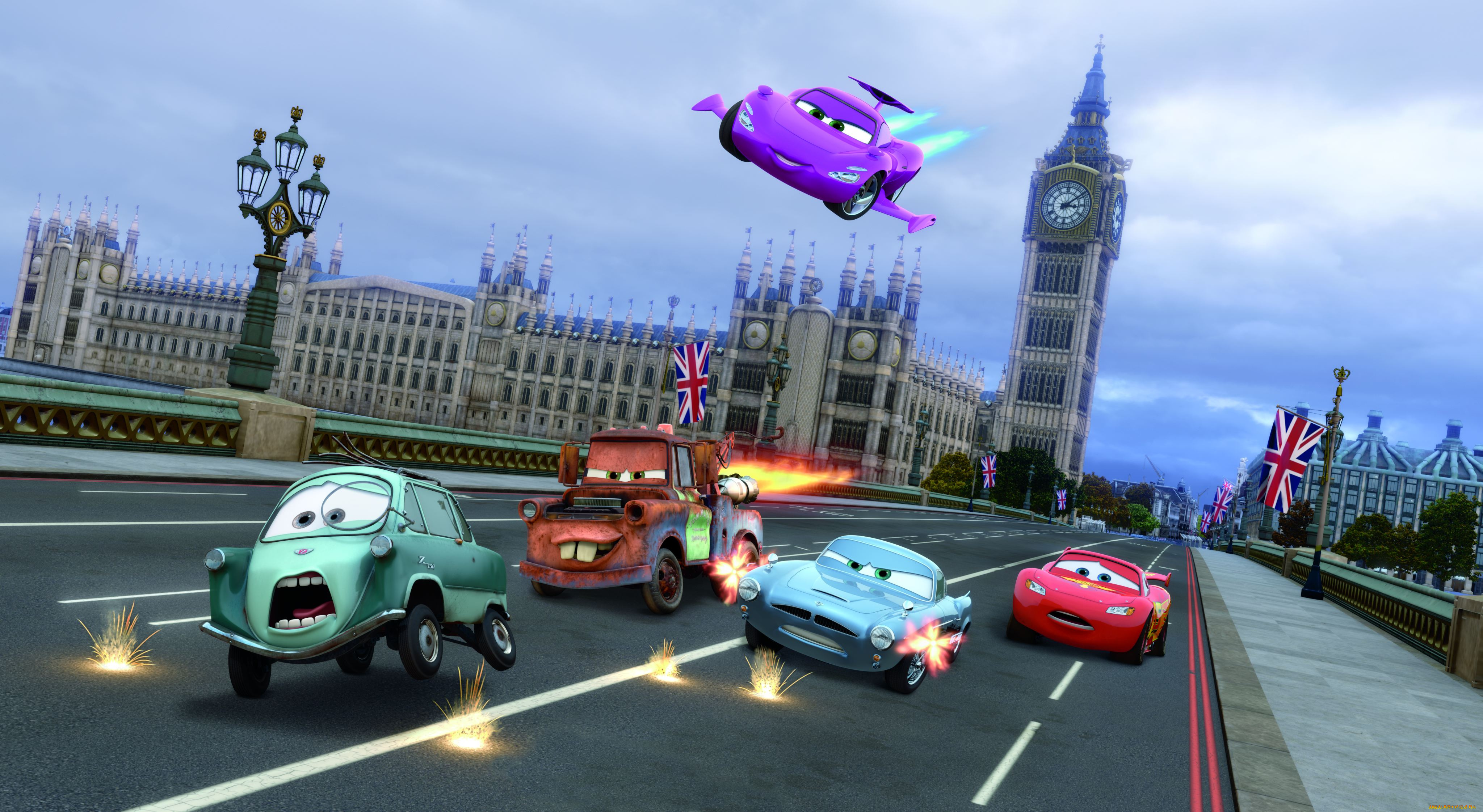 cars, мультфильмы, тачки, 2, машинки, pixar