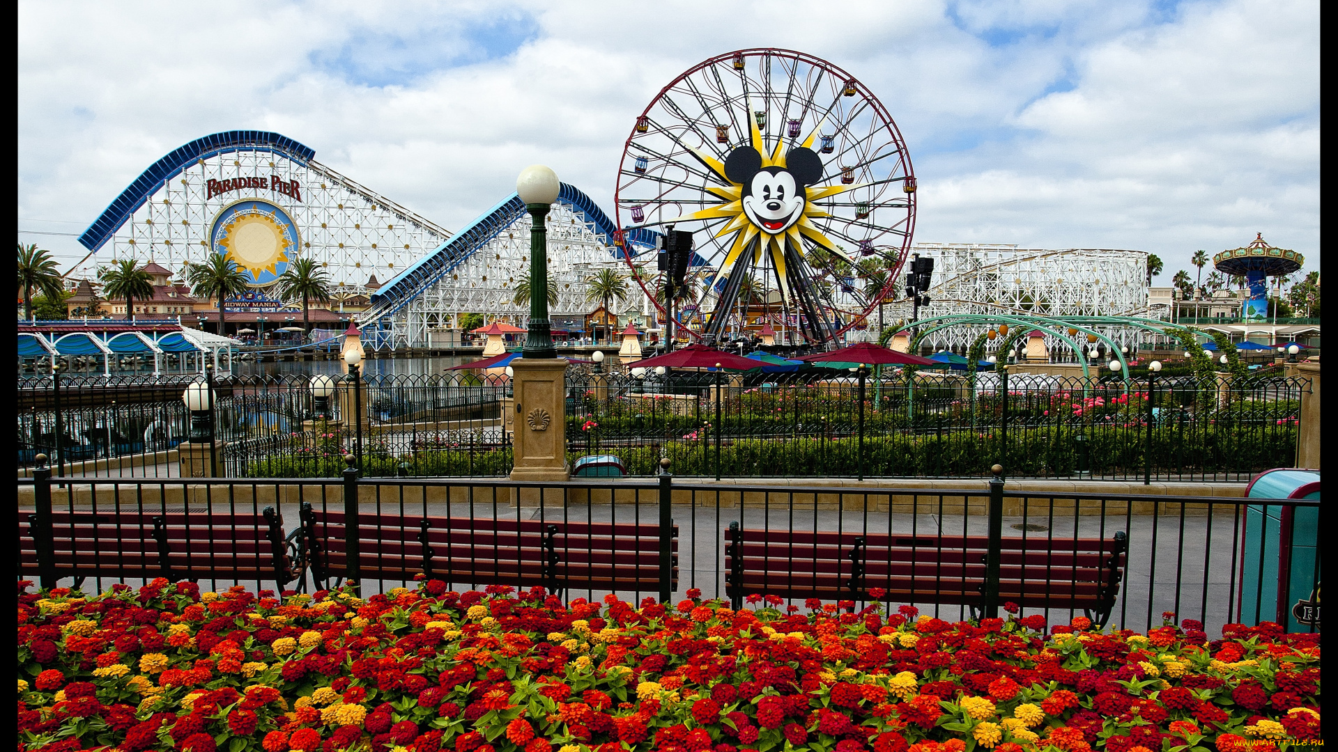 города, диснейленд, аттракционы, парк, развлечений, америка, сша, штат, флорида