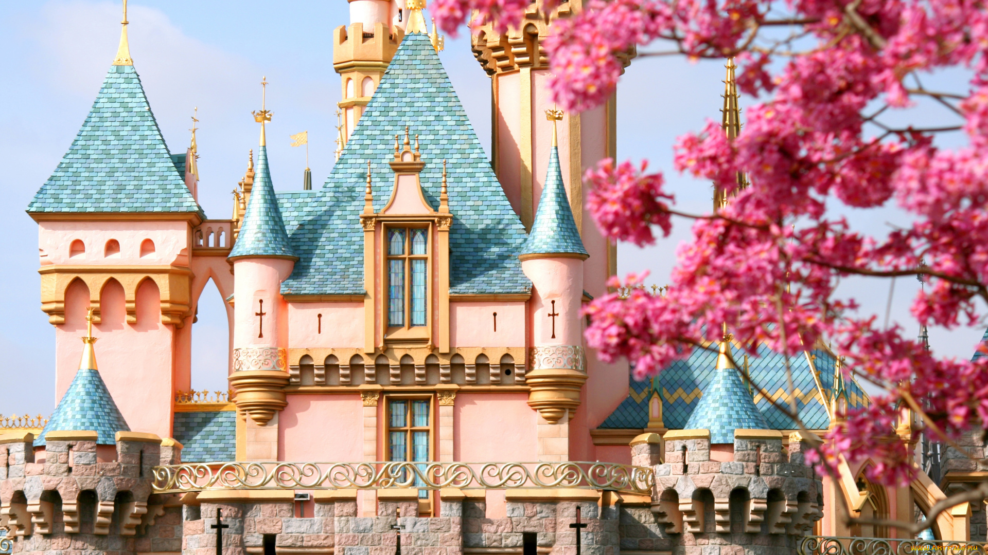 города, диснейленд, magic, kingdom, замок