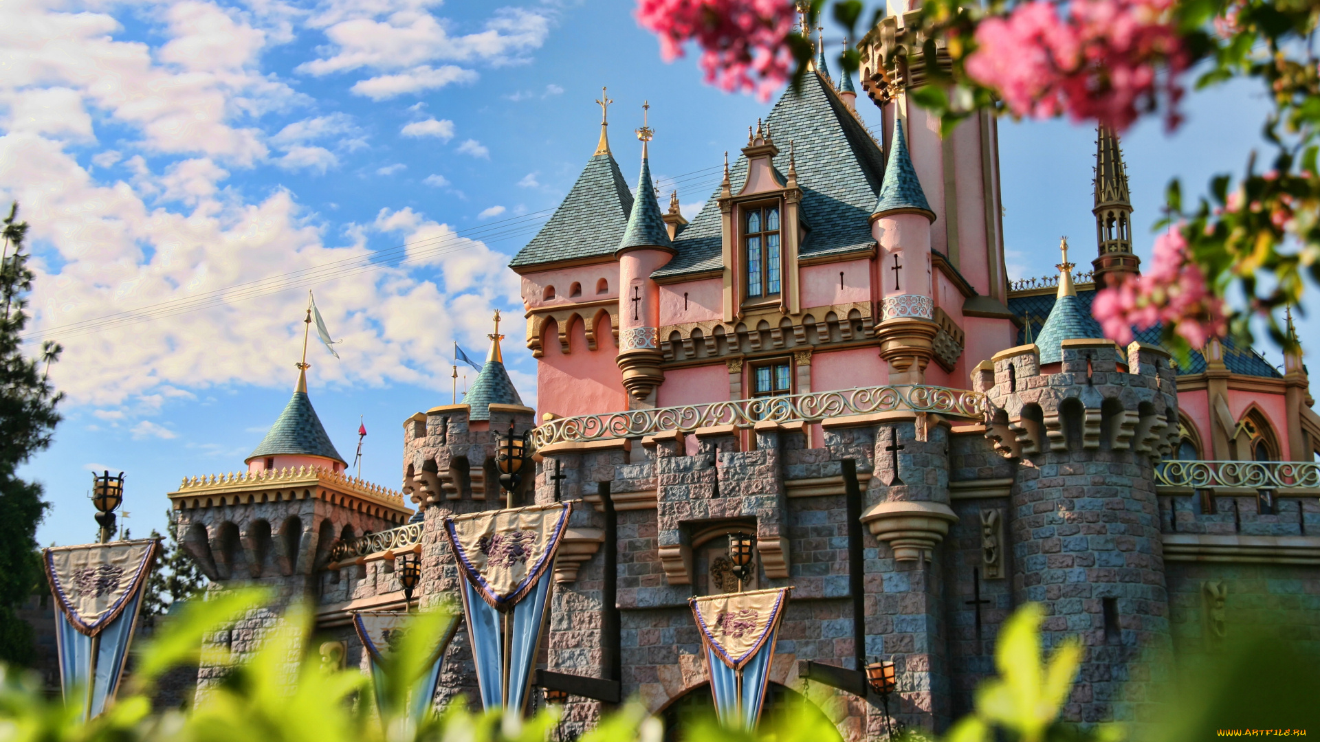 города, диснейленд, magic, kingdom, замок