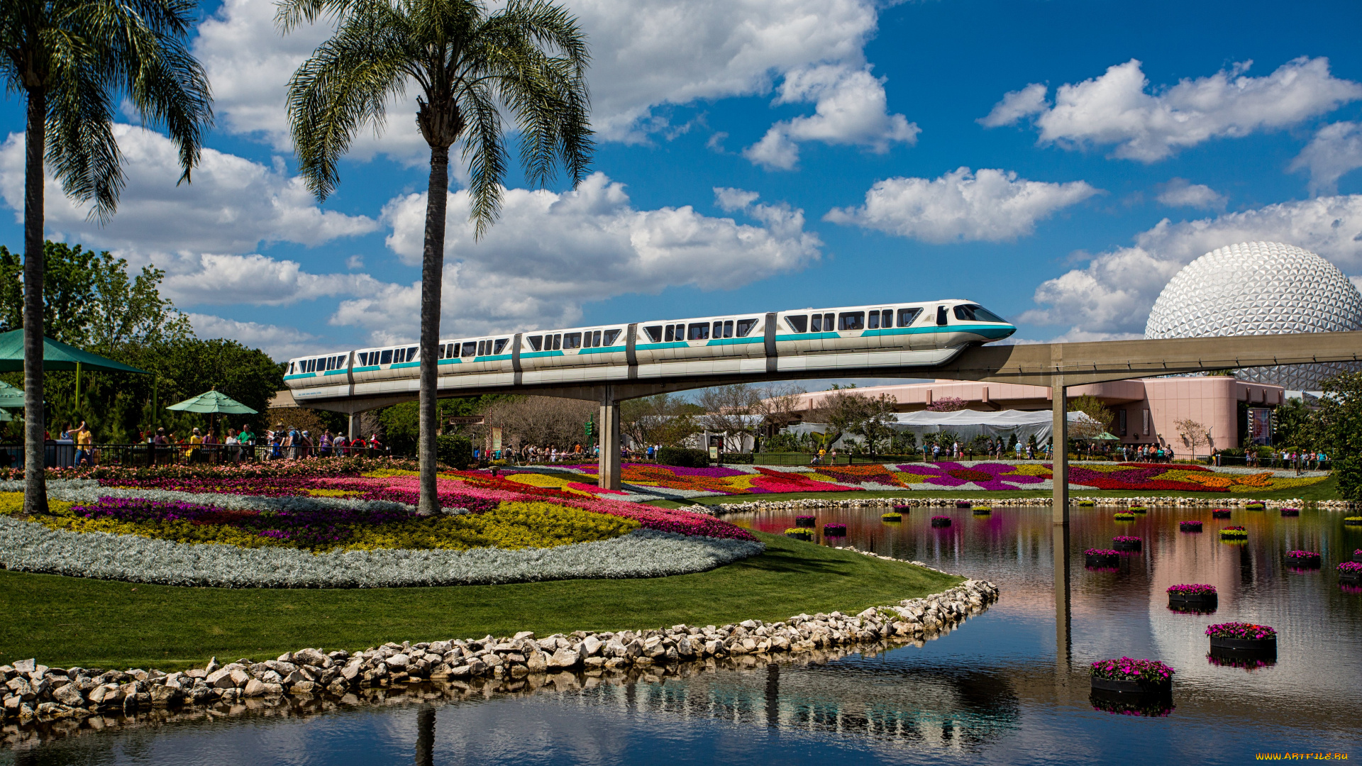 города, диснейленд, парк, диснея