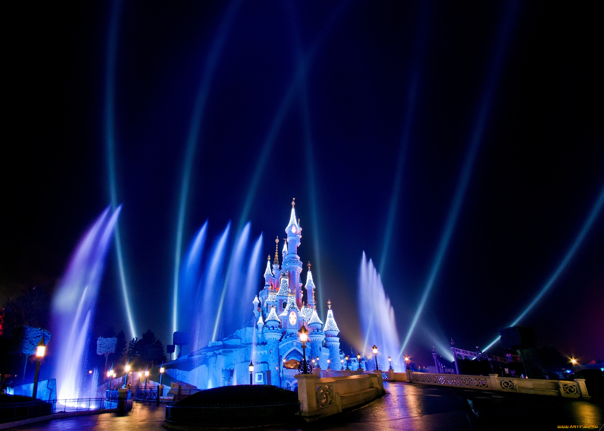города, диснейленд, шоу, штат, флорида, сша, зрелище, представление, фейерверк