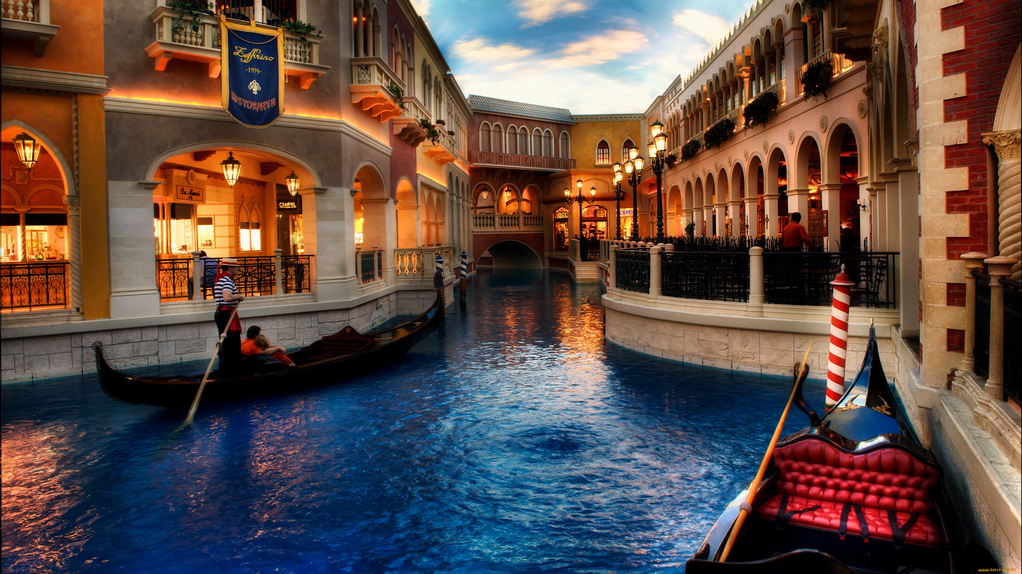 города, лас, вегас, сша, гондола, usa, невада, las, vegas