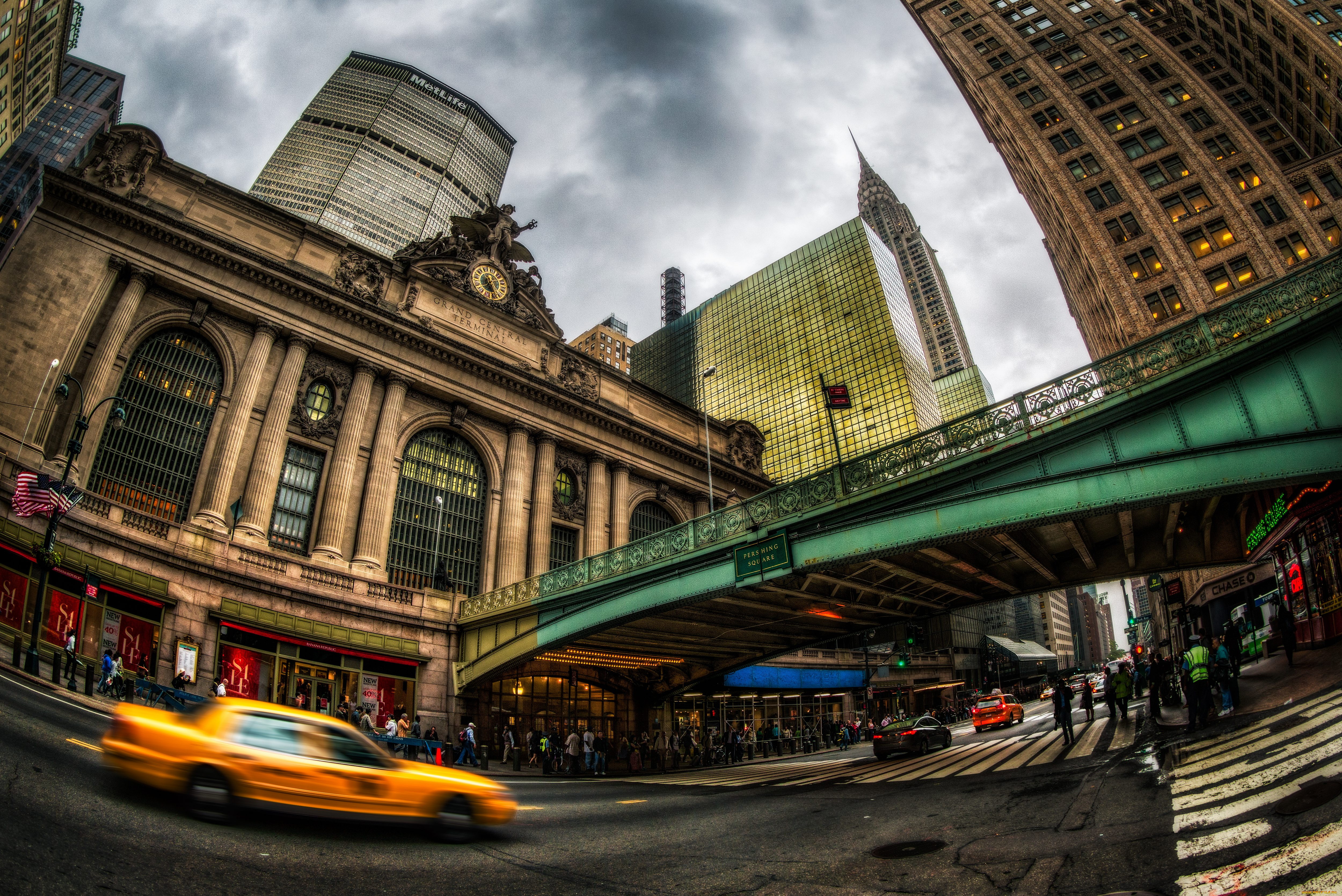 города, нью, йорк, сша, мегаполис, new, york, ny, usa, мост, вокзал