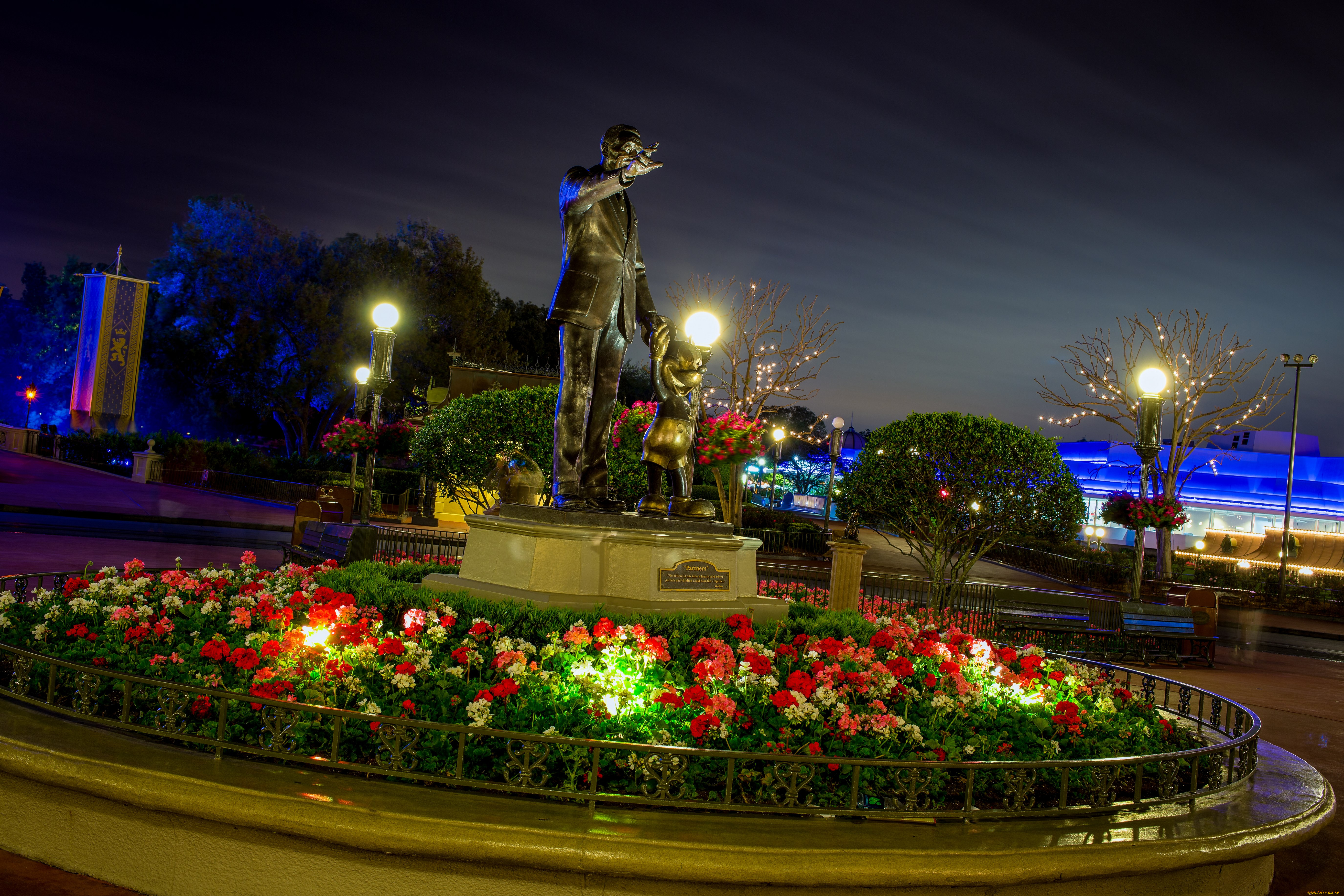 города, диснейленд, парк