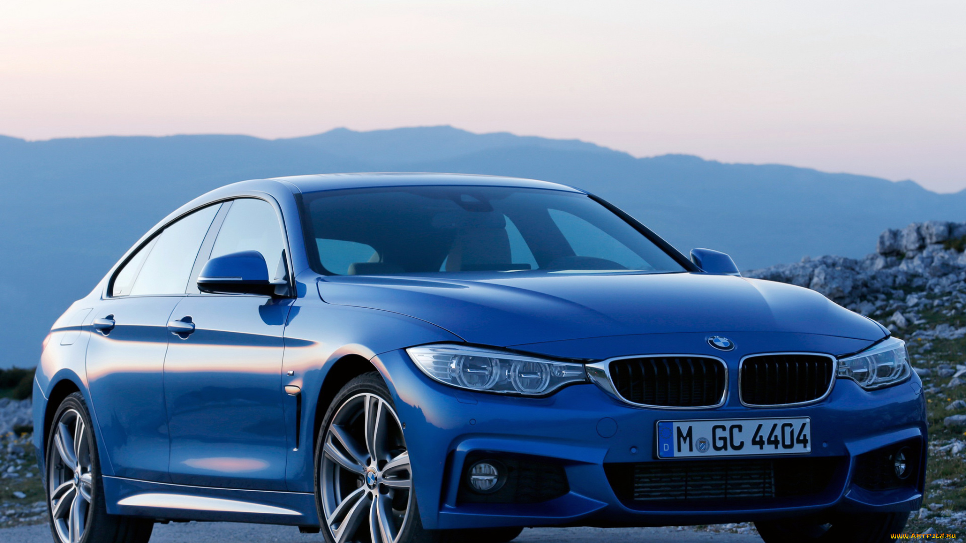 автомобили, bmw, gran, coupе, m, синий, sport, package, 428i, f36, 2014г