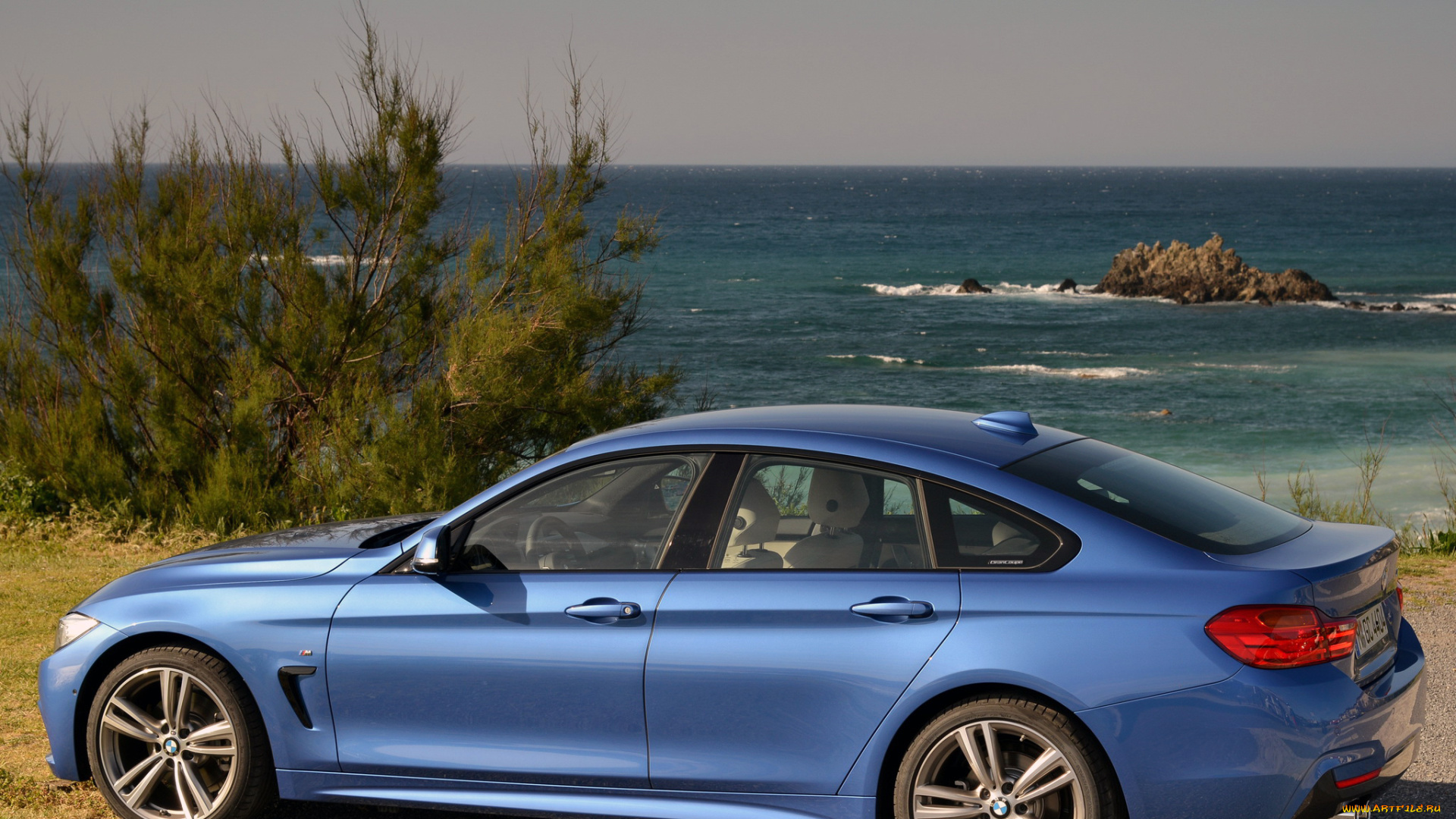 автомобили, bmw, package, sport, синий, coupе, m, 428i, gran, f36, 2014г