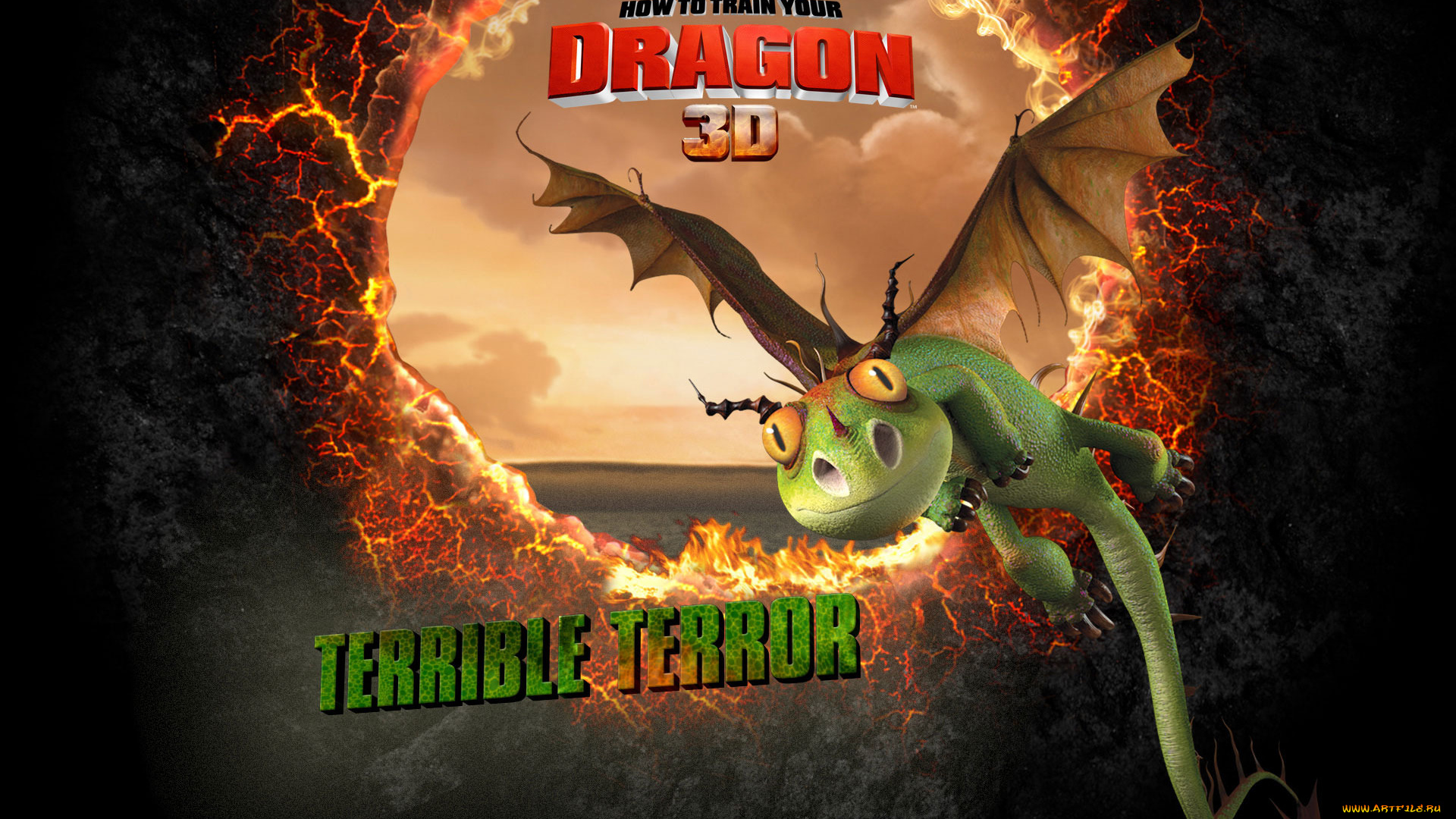 мультфильмы, how, to, train, your, dragon, полет