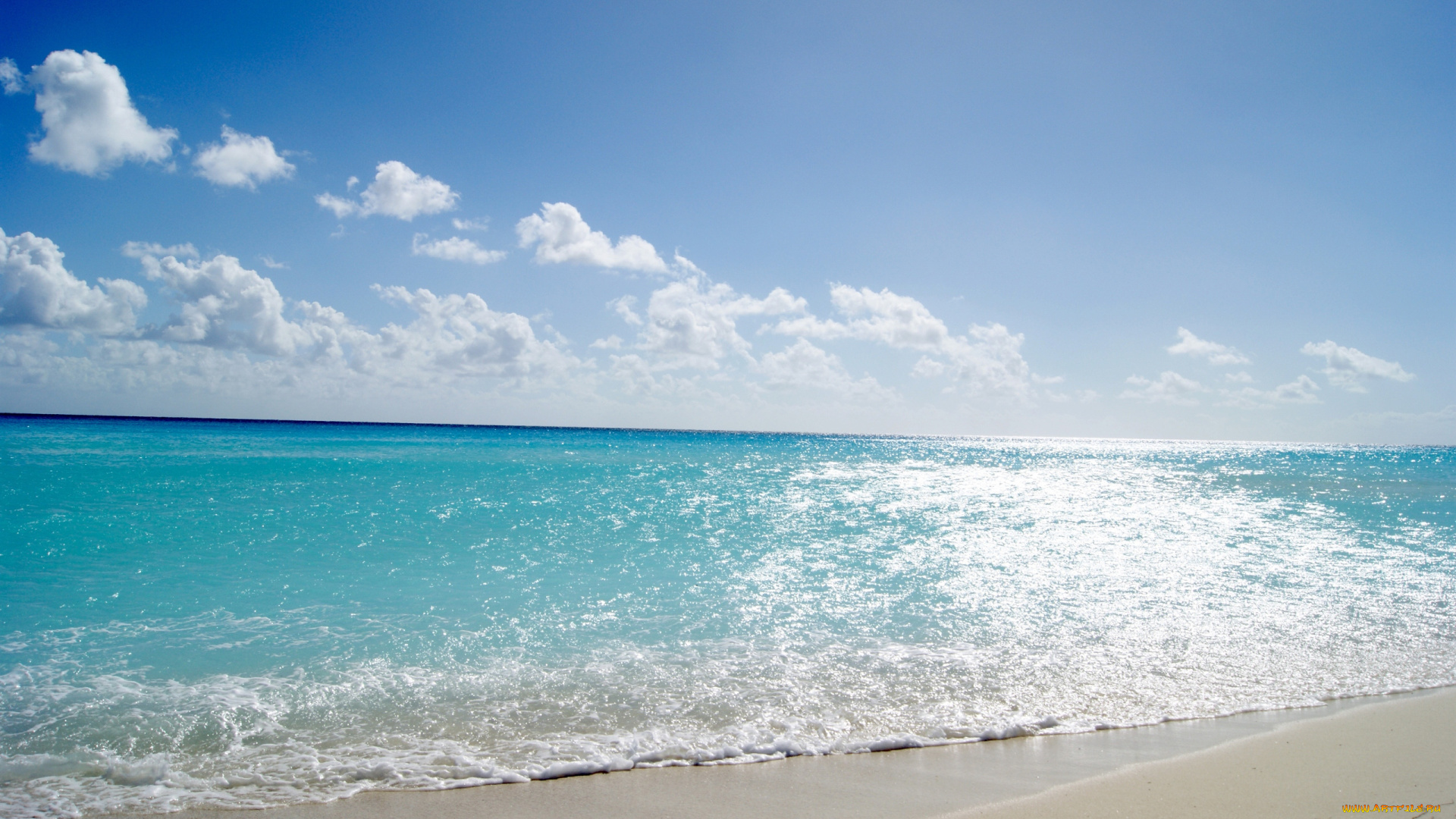 природа, моря, океаны, море, песок, берег, солнце, блики, облака