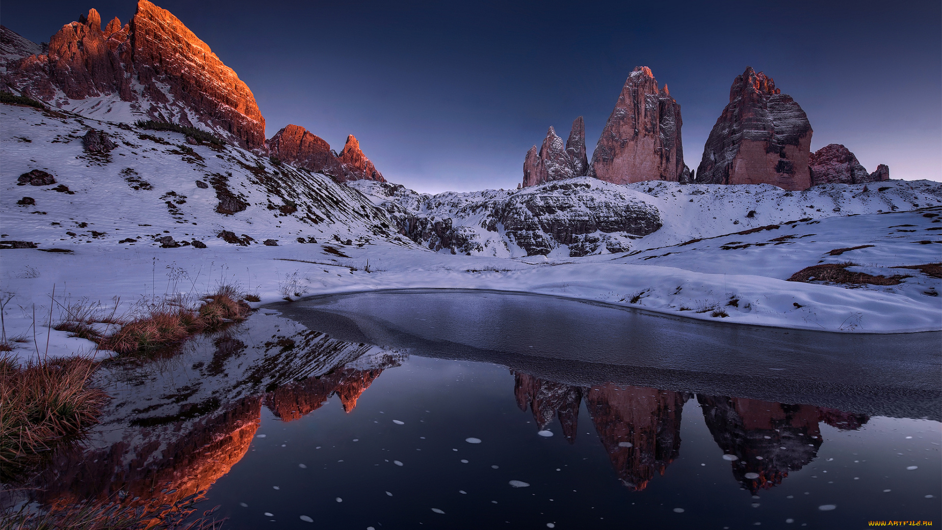 природа, реки, озера, горы, озеро, скалы, снег