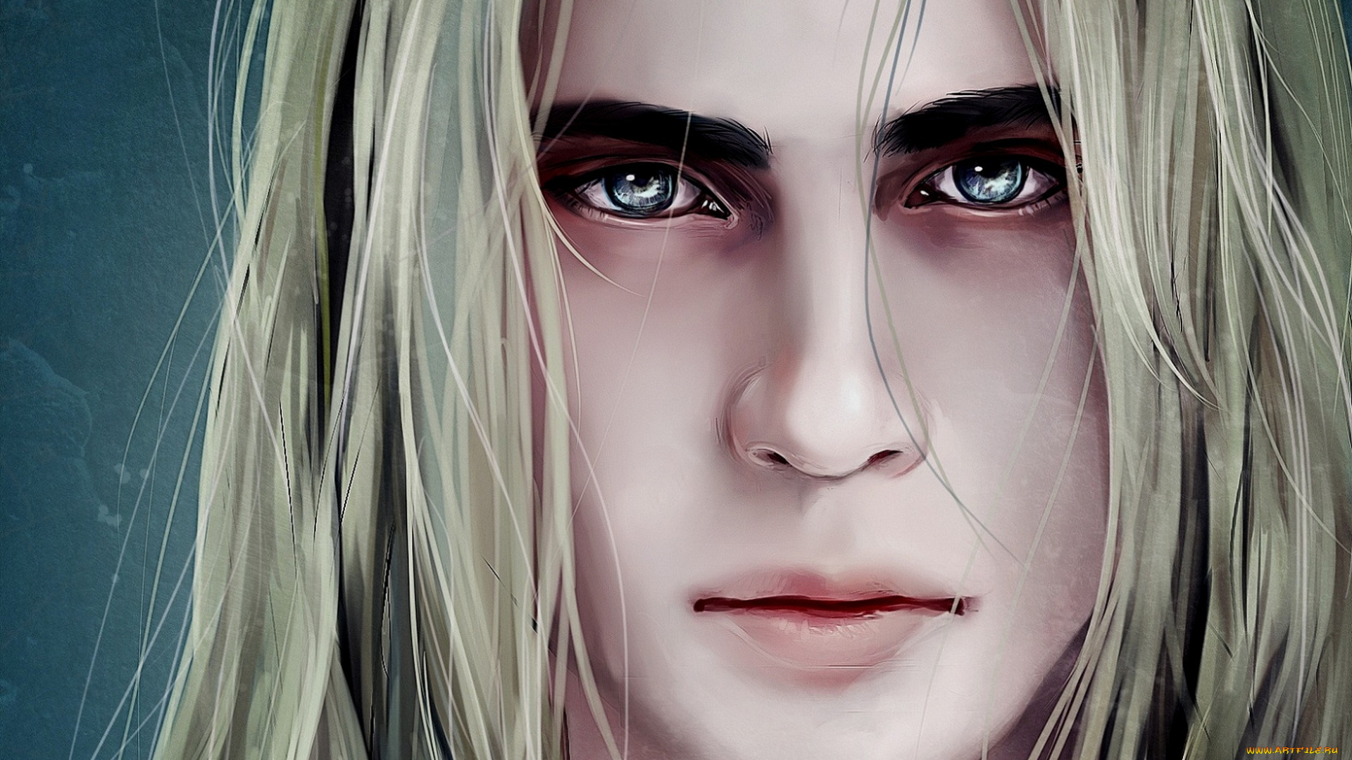 рисованные, люди, парень, лицо