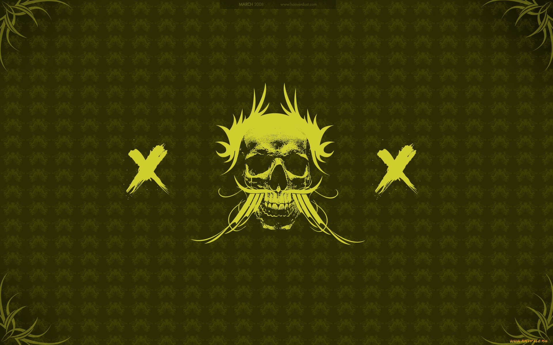 рисованные, минимализм, череп