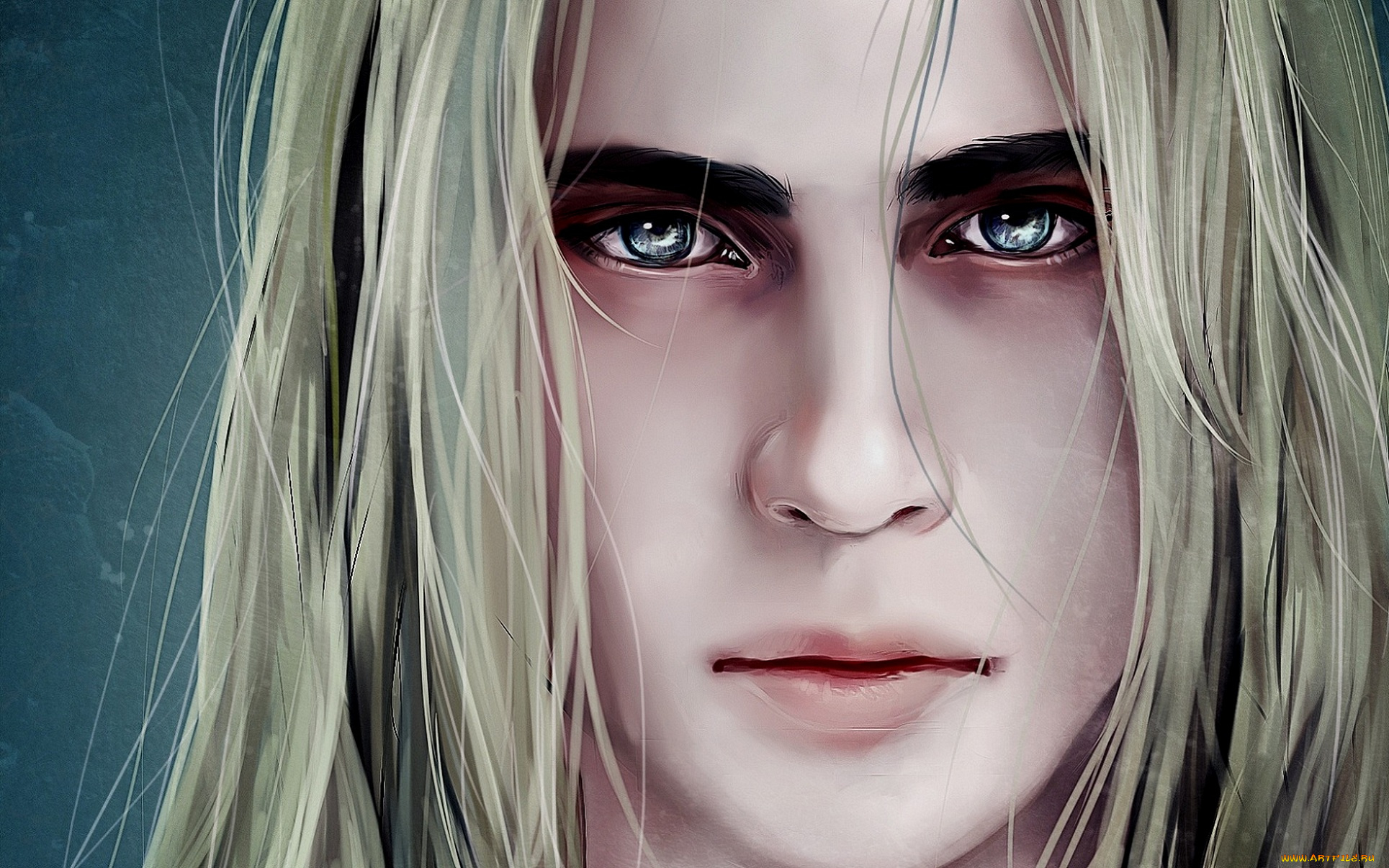 рисованные, люди, парень, лицо