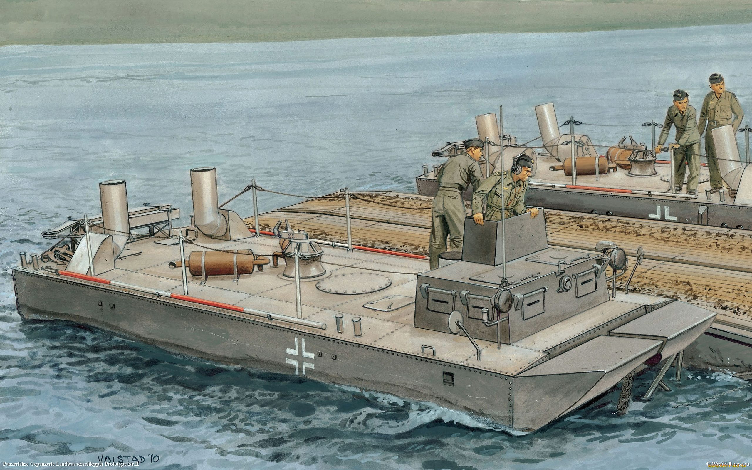 рисованные, армия, солдаты, паром