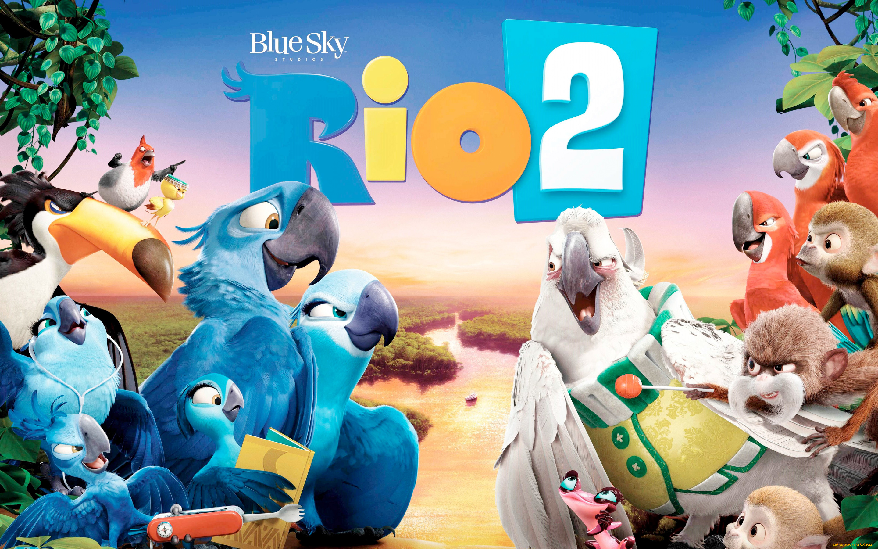 rio, 2, мультфильмы, рио, 2