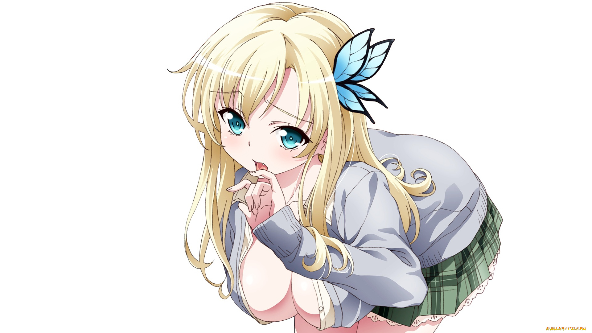 аниме, boku, wa, tomodachi, ga, sukunai, boku, wa, tomodachi, ga, sukunai, nakatani, yukiko, блондинка, девушка, kashiwazaki, sena