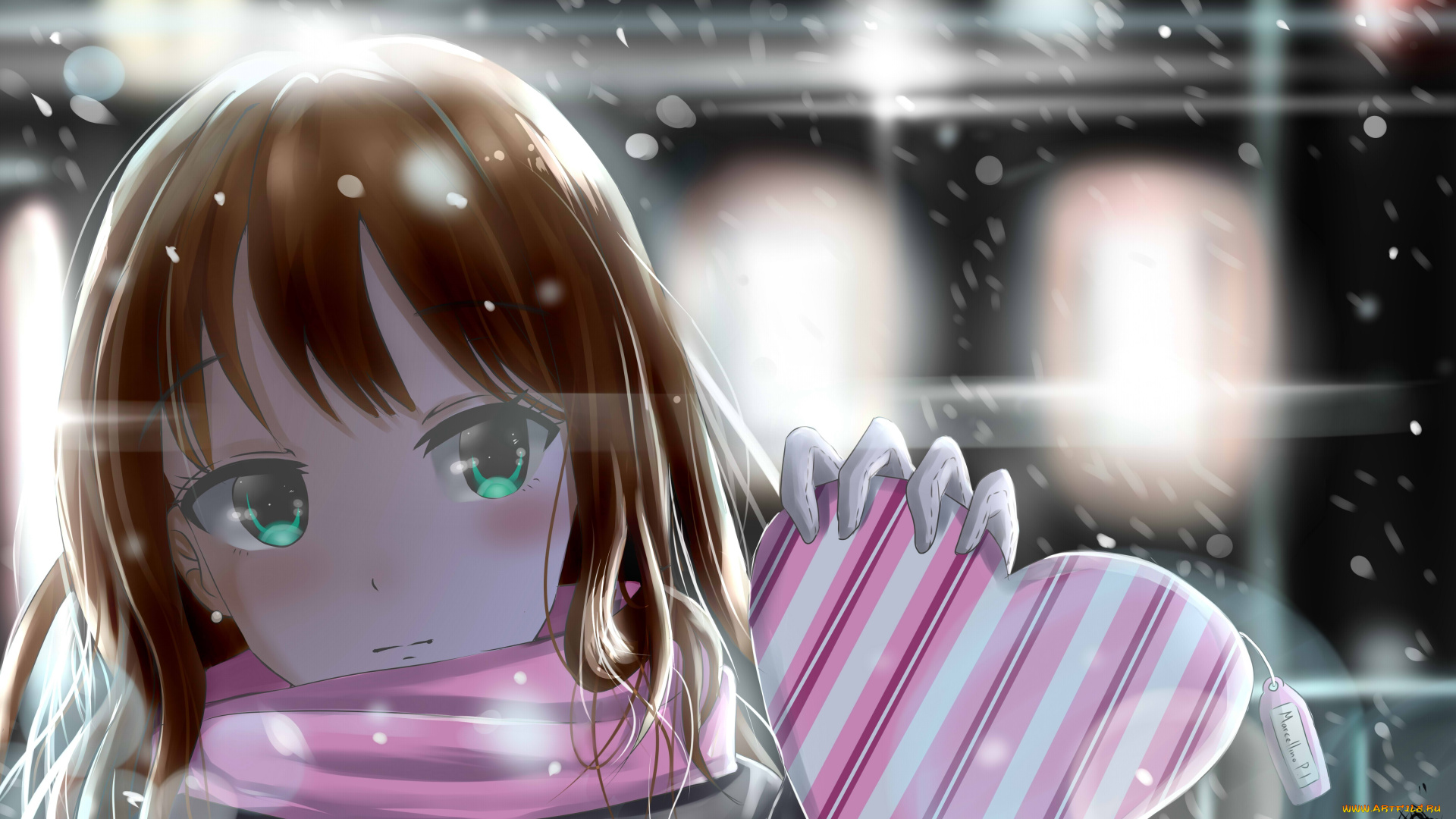 аниме, idolm@ster, shibuya, rin, idolmaster, cinderella, girls, девочка, сердце