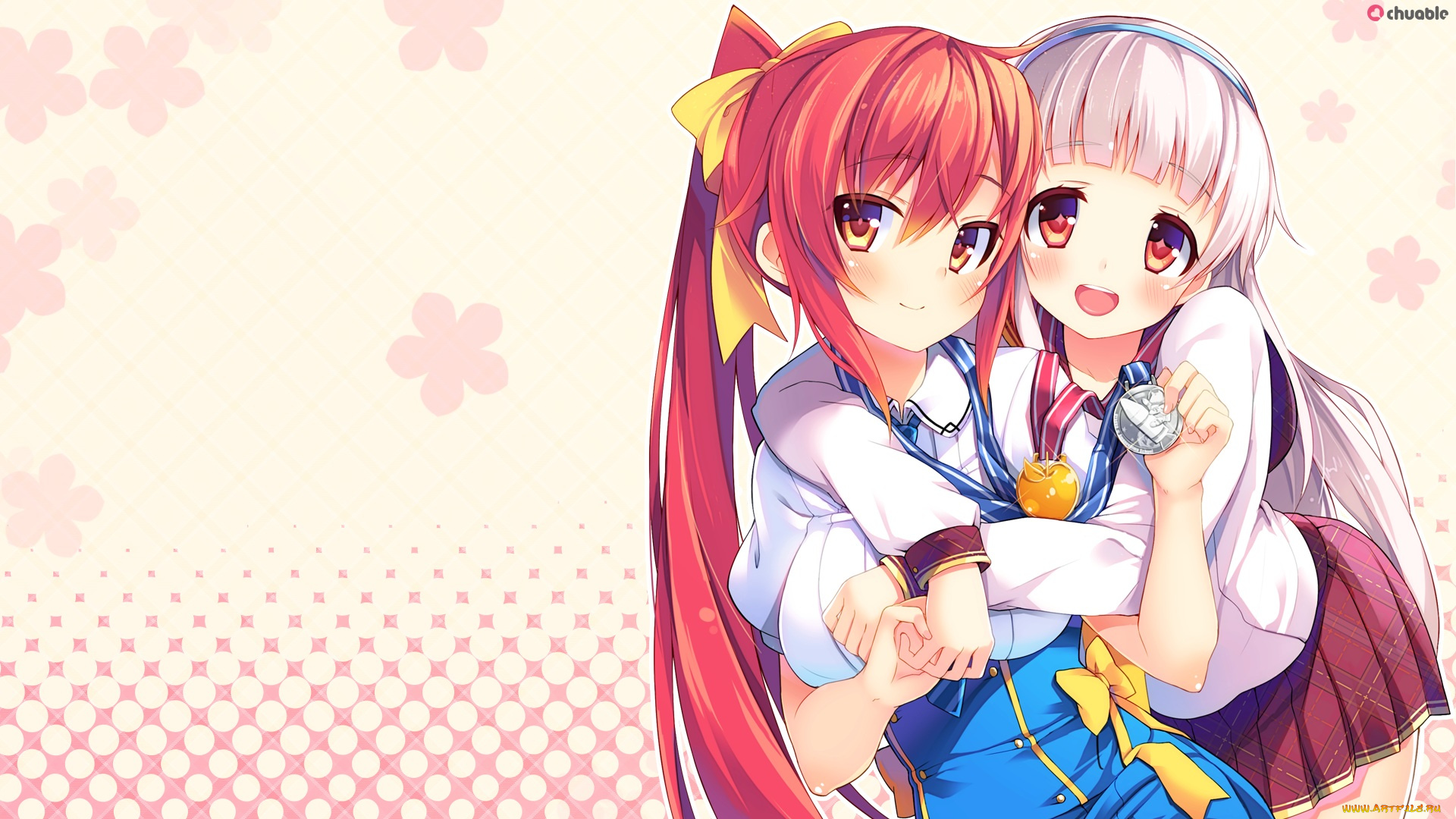 ano, harewataru, sora, yori, takaku, аниме, unknown, , другое, chiri, himekami, ayame, фон, девушки, atlanta, akatsuki, arisa