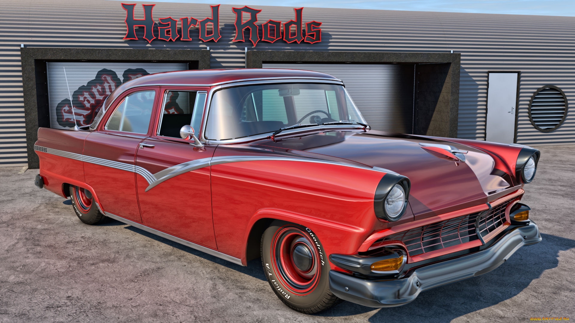 автомобили, 3д, автомобиль, фон