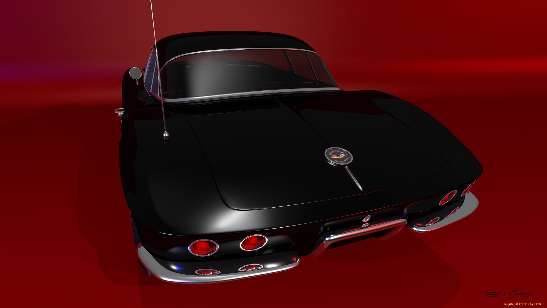 автомобили, 3д, фон, автомобиль