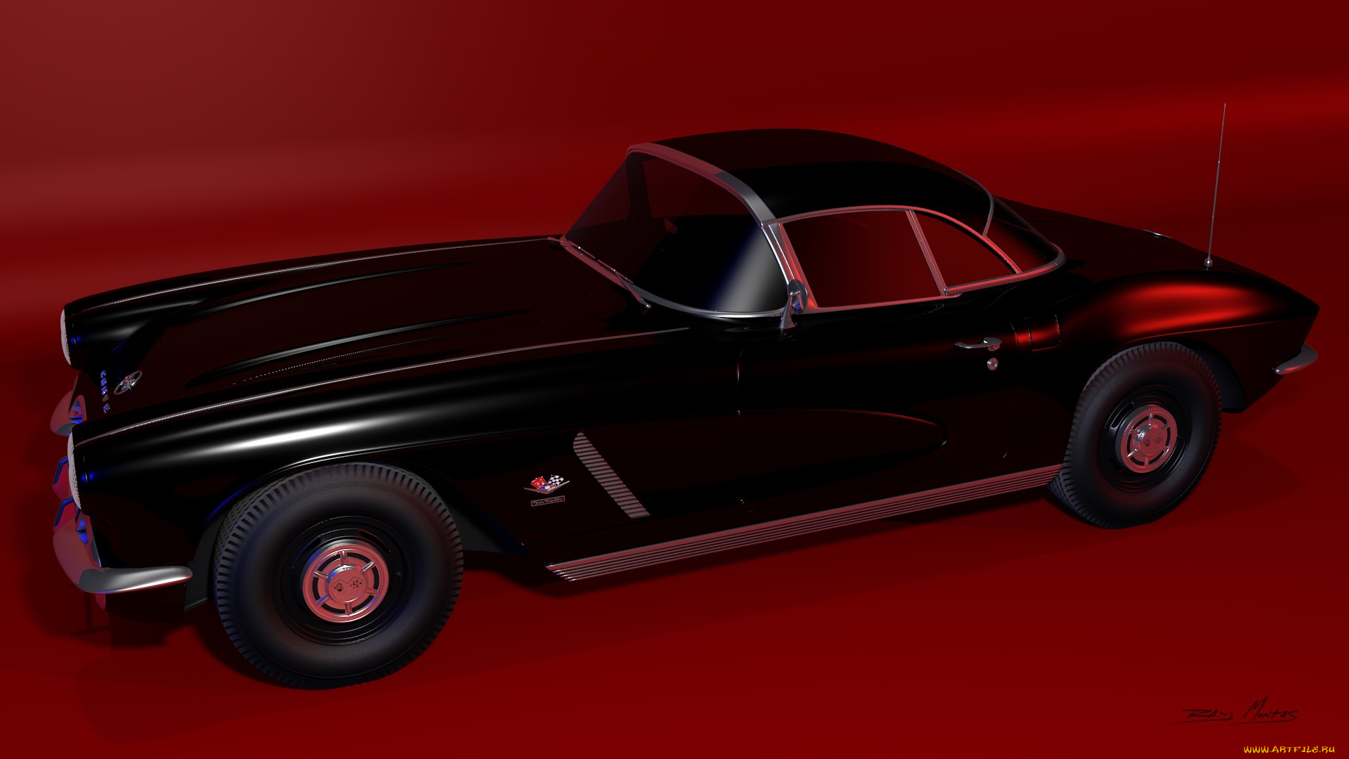 автомобили, 3д, фон, автомобиль