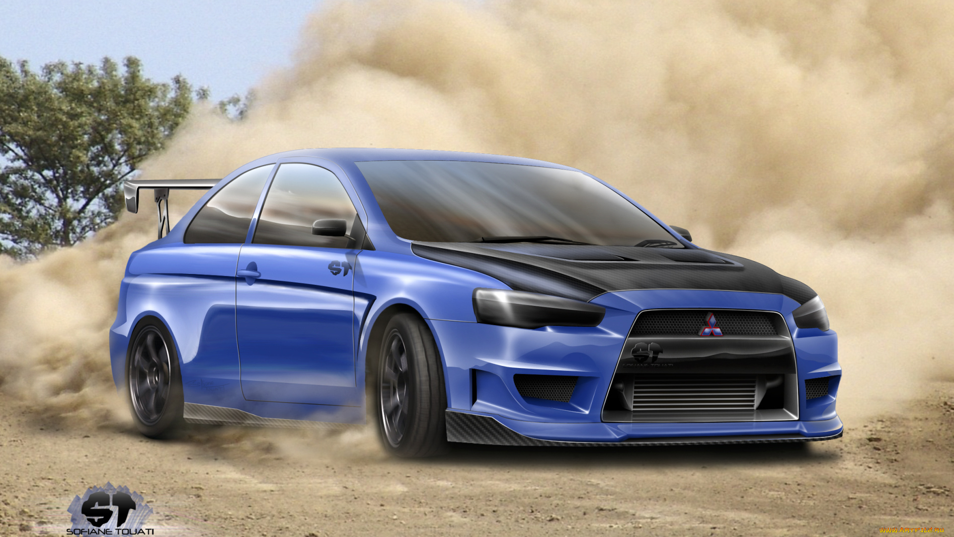 автомобили, виртуальный, тюнинг, пыль, автомобиль