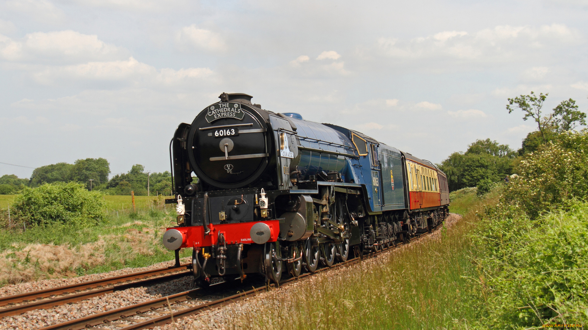 техника, паровозы, дорога, железная, рельсы, паровоз