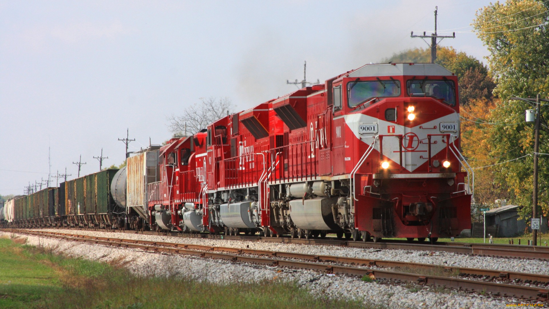 техника, поезда, дорога, локомотив, рельсы, железная, состав