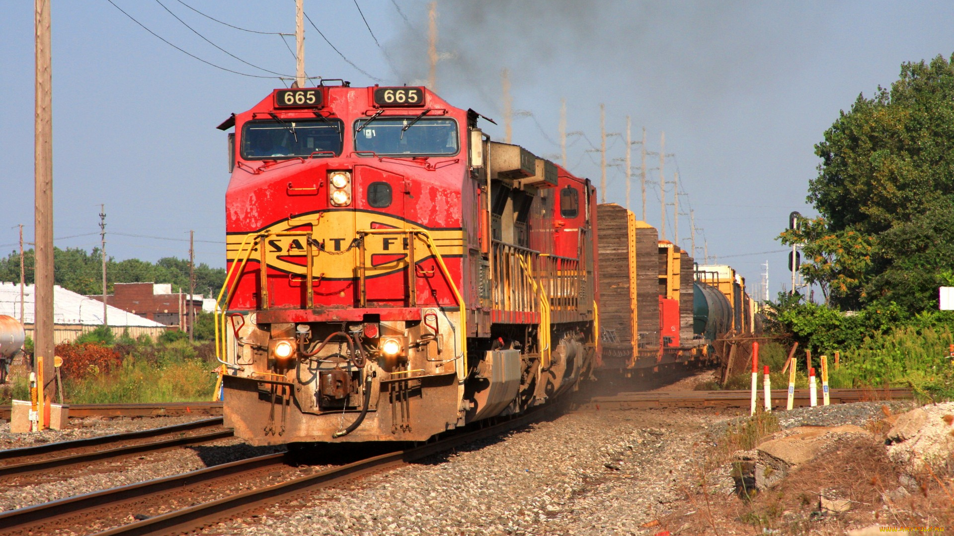 техника, поезда, дорога, железная, состав, локомотив, рельсы