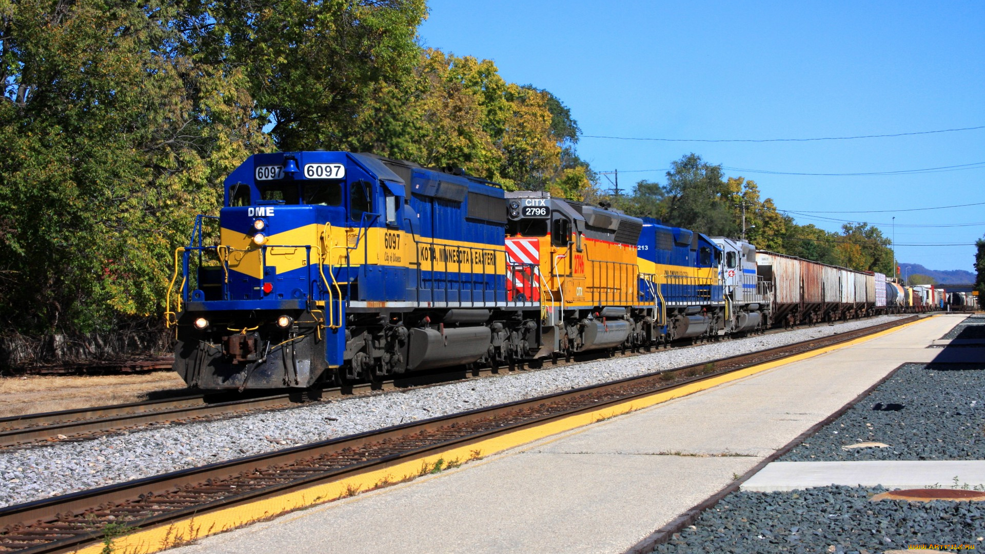 техника, поезда, состав, локомотив, рельсы, железная, дорога