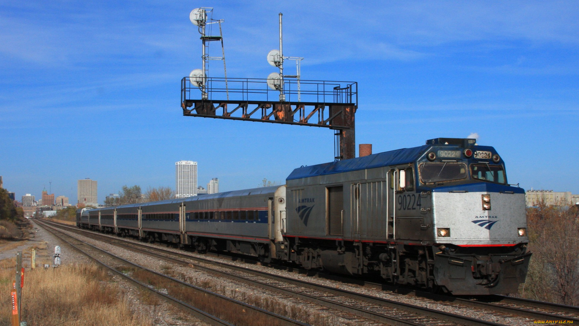 техника, поезда, железная, дорога, рельсы, локомотив, состав