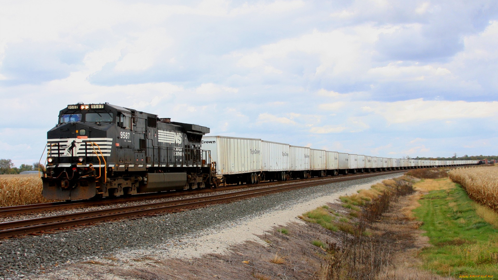 техника, поезда, железная, дорога, рельсы, локомотив, состав