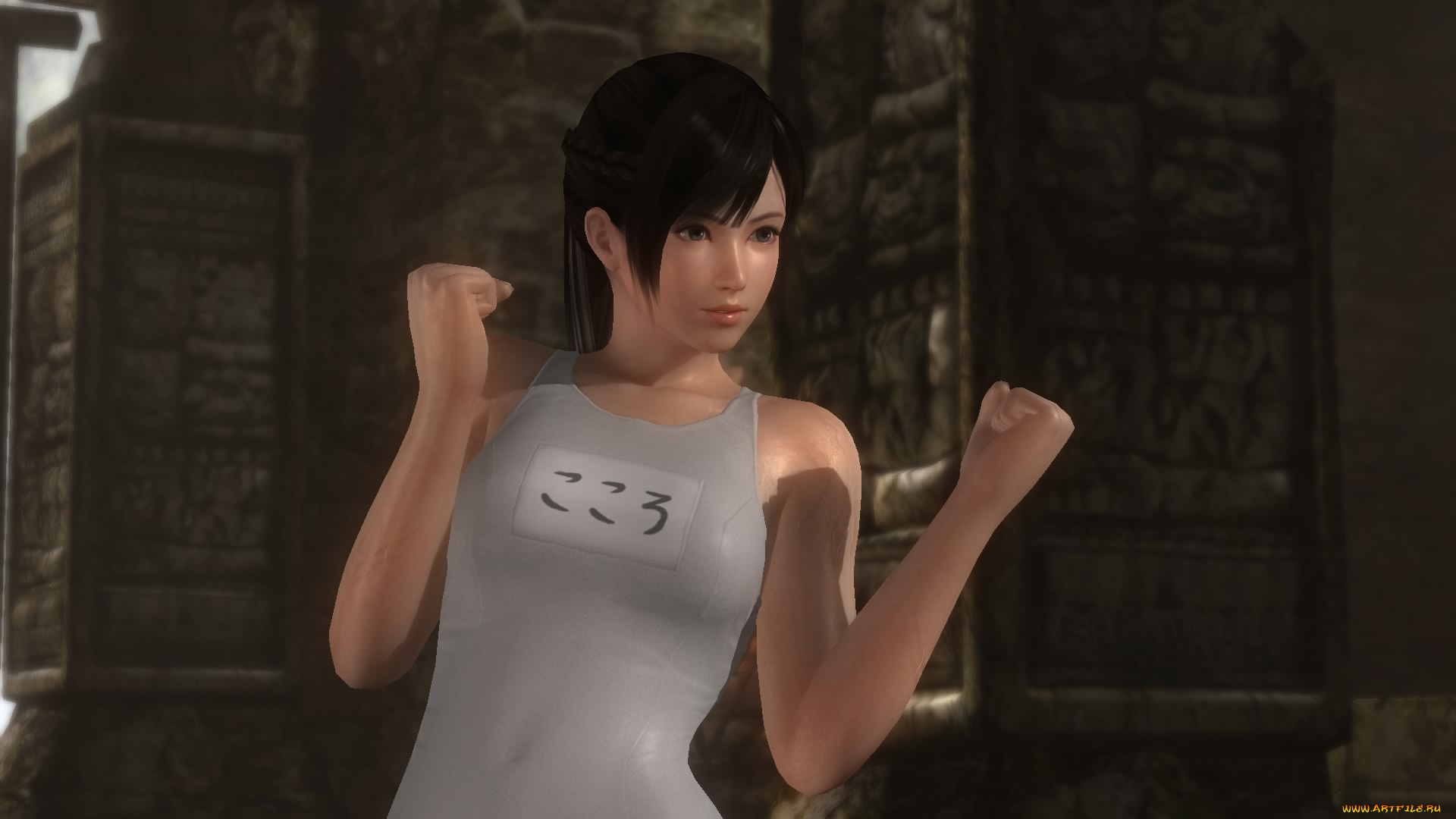 видео, игры, dead, or, alive, 5, фон, взгляд, девушка