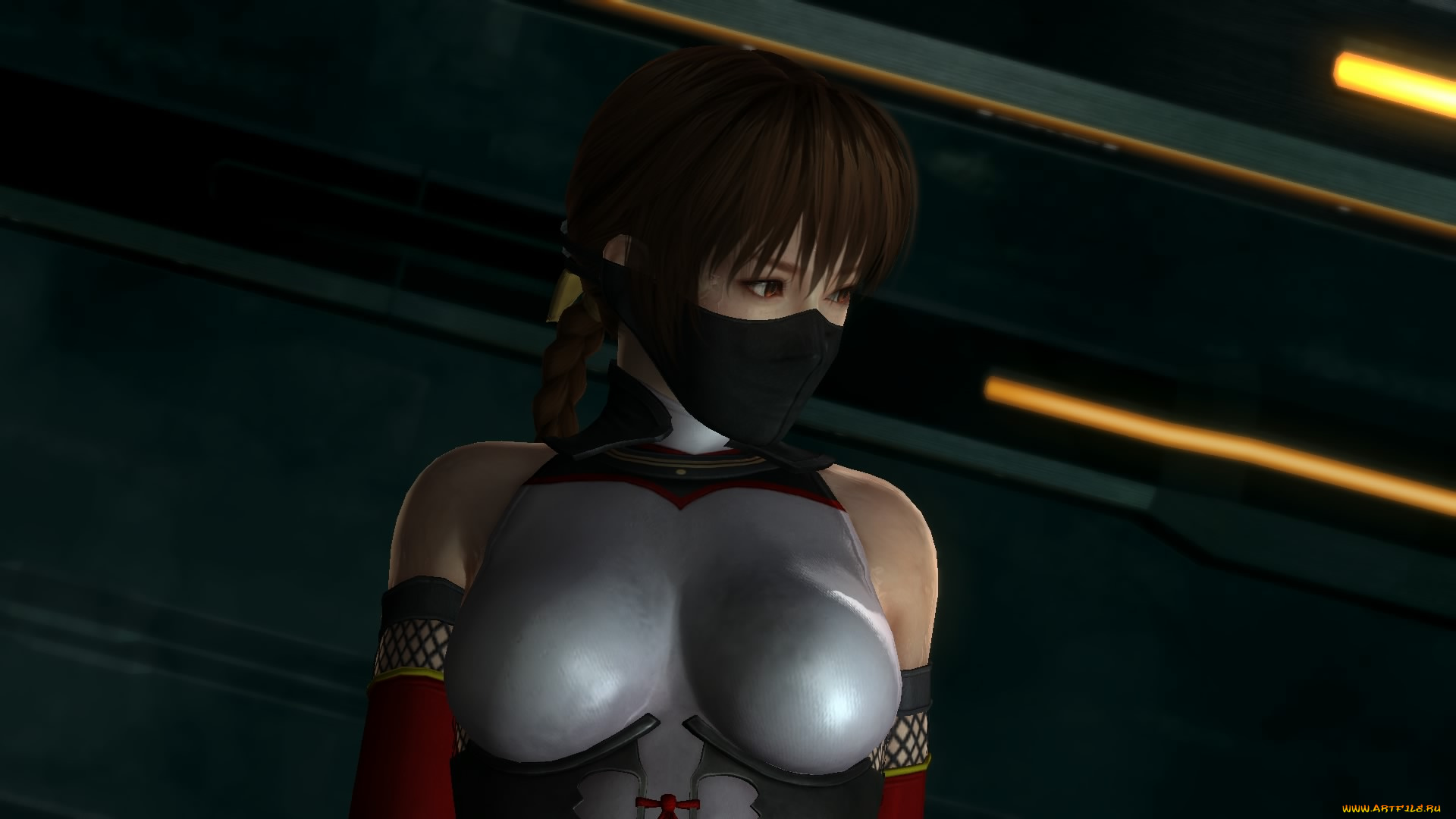 видео, игры, dead, or, alive, 5, взгляд, фон, девушка