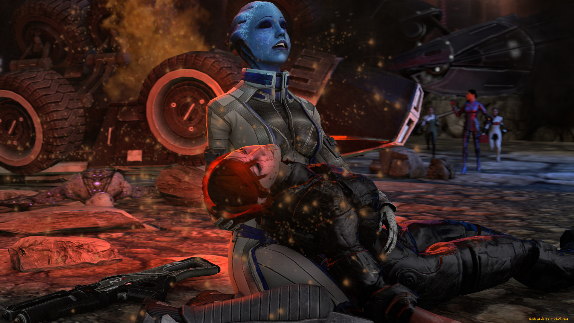 видео, игры, mass, effect, персонажи