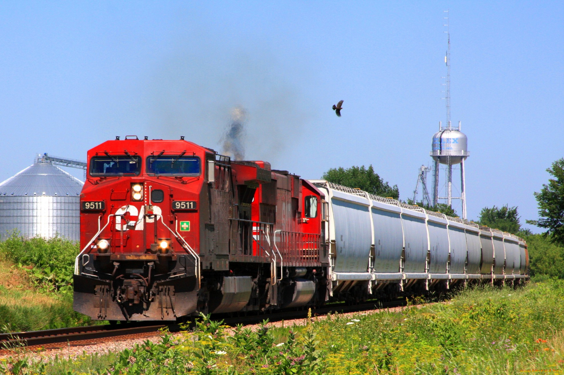 техника, поезда, рельсы, дорога, железная, состав, локомотив