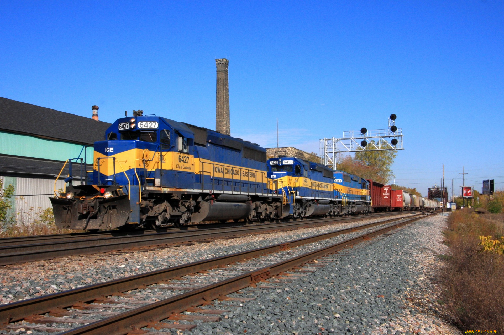 техника, поезда, железная, дорога, рельсы, локомотив, состав