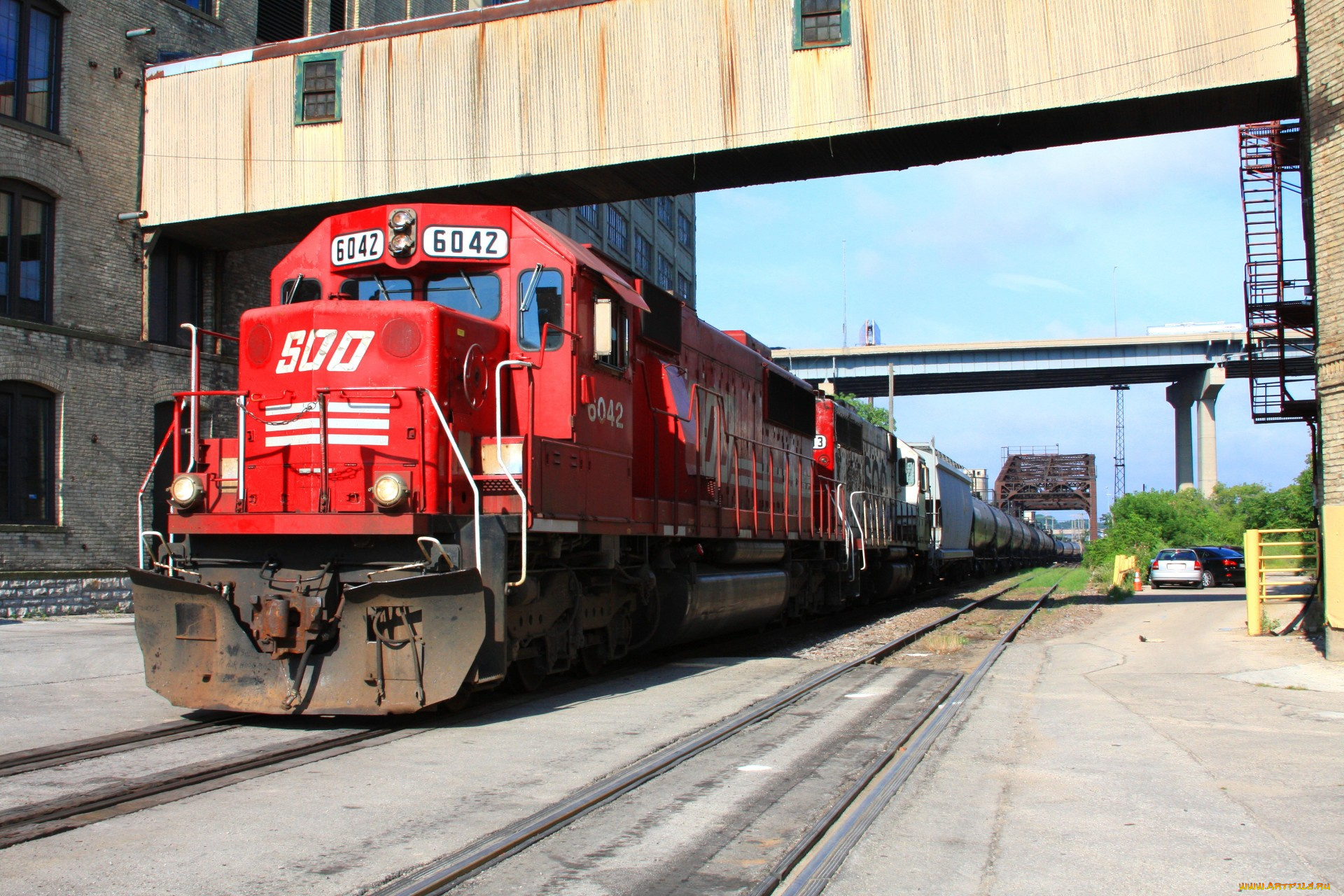 техника, поезда, дорога, рельсы, железная, локомотив, состав