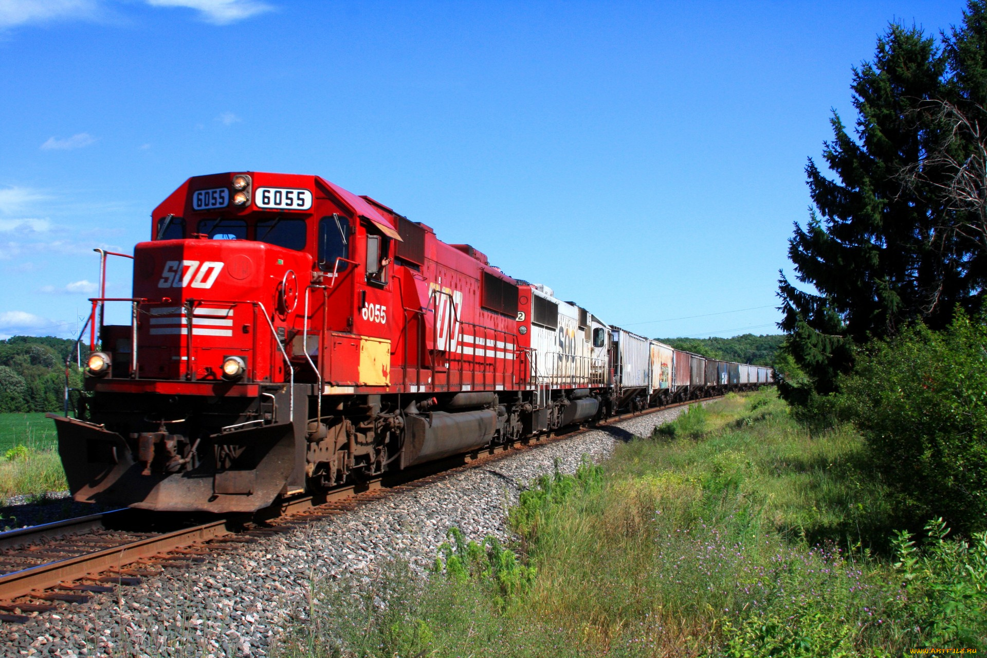 техника, поезда, рельсы, дорога, железная, состав, локомотив